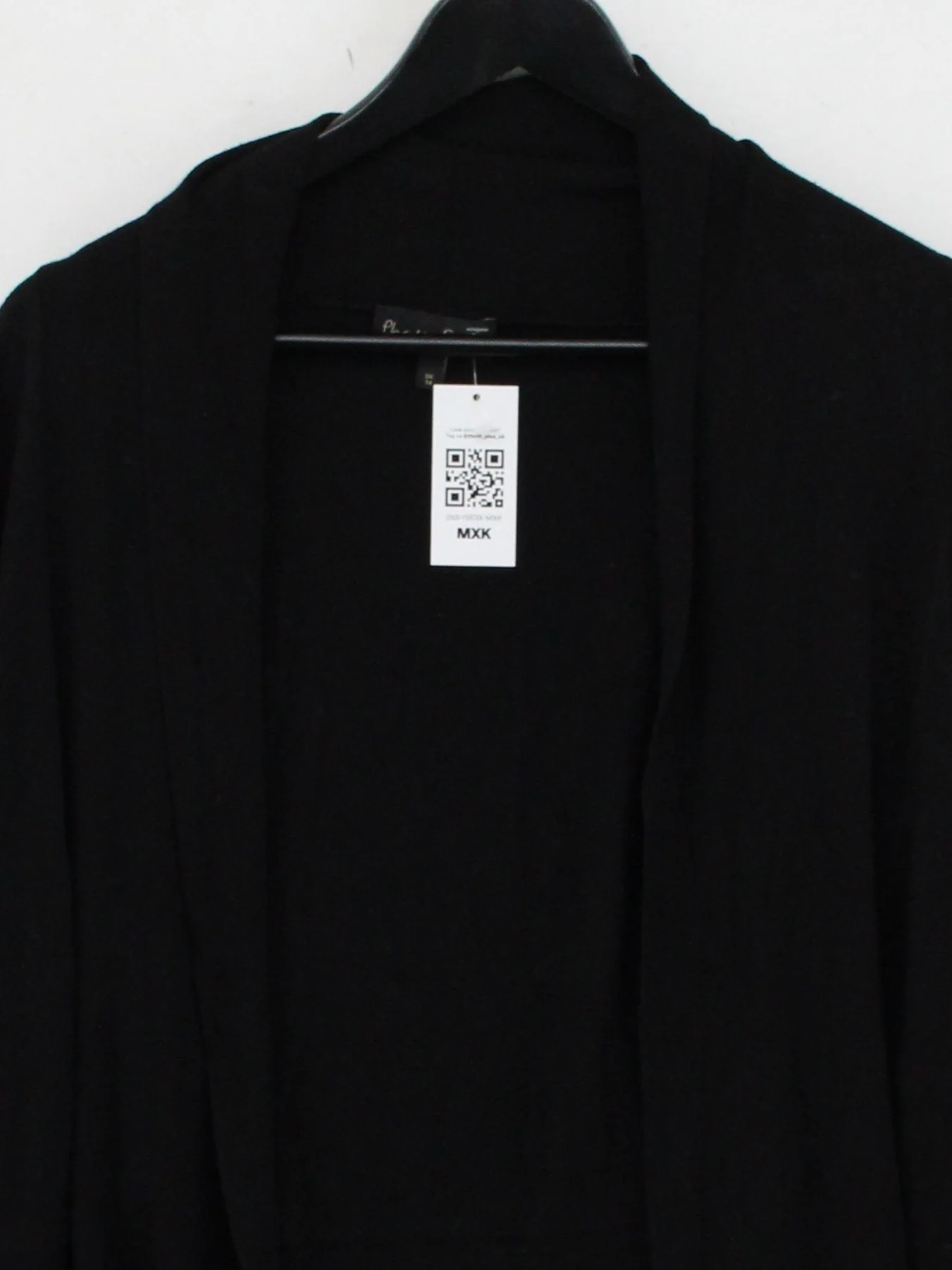 Phase Eight Women's Cardigan UK 14 Black Viscose with Nylon V-Neck Cardigan - Image 3