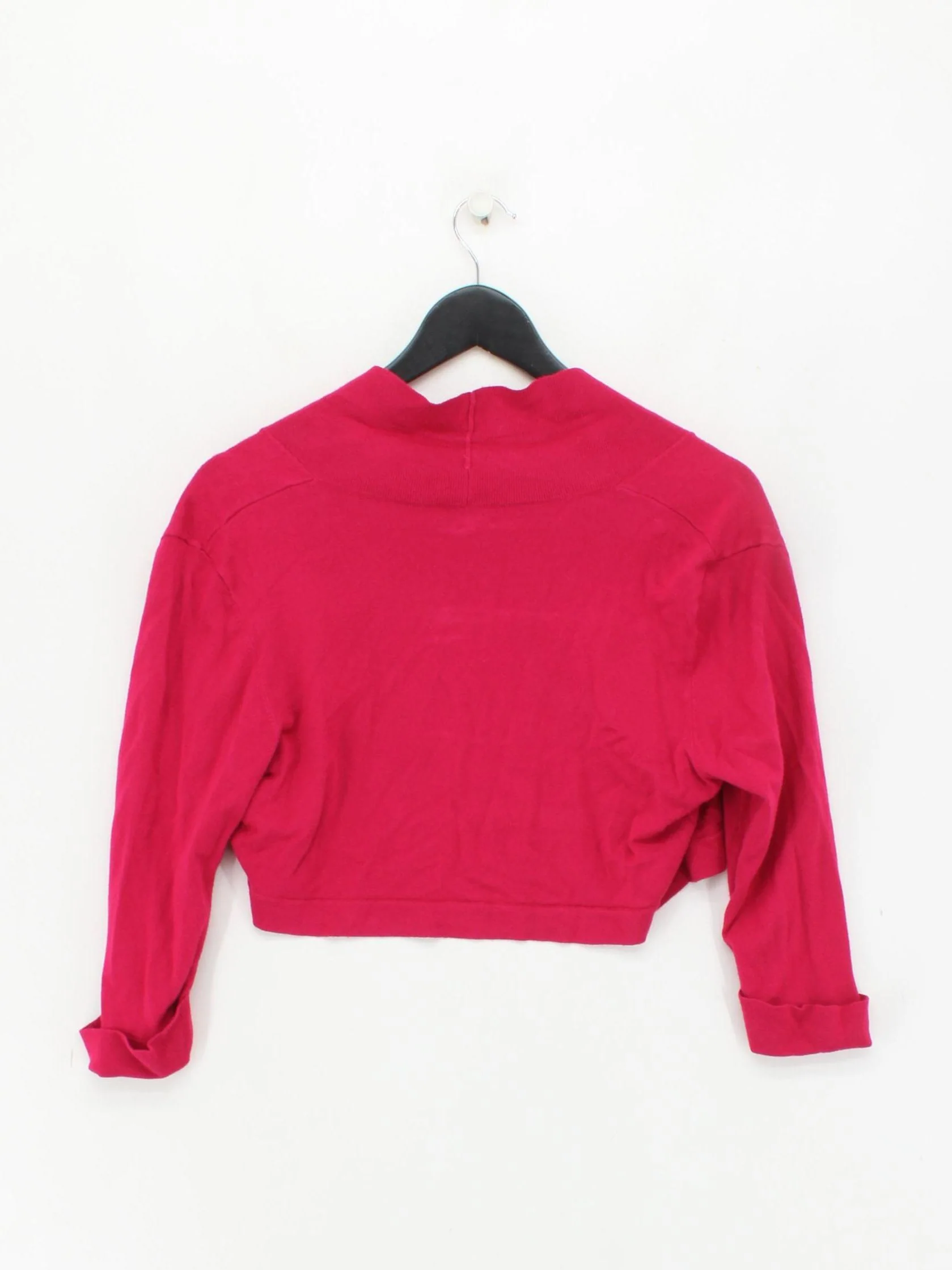 Phase Eight Women's Cardigan UK 14 Pink Viscose with Nylon V-Neck Cardigan - Image 2