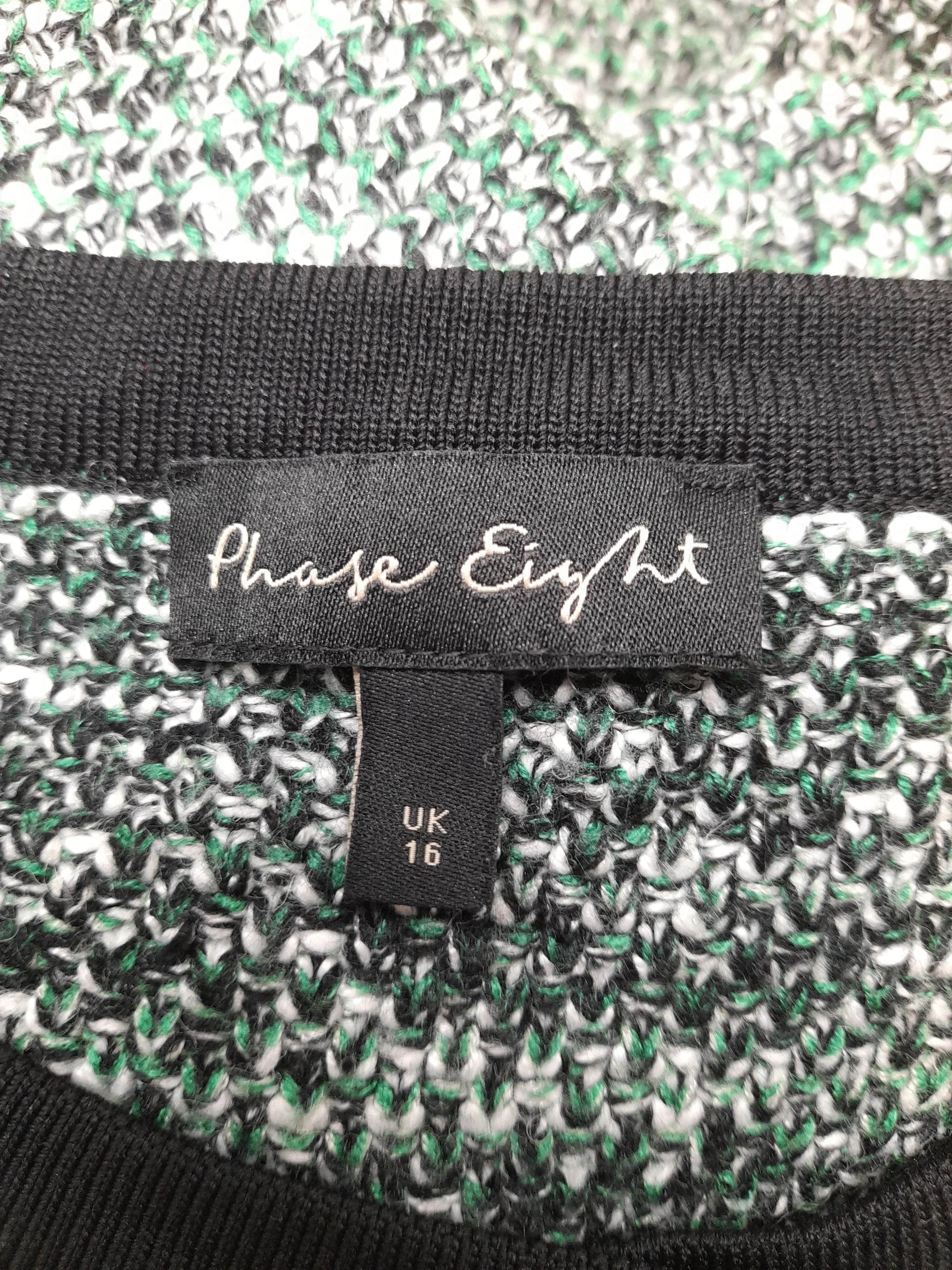 Phase Eight Women's Cardigan UK 16 Green Acrylic - Image 5