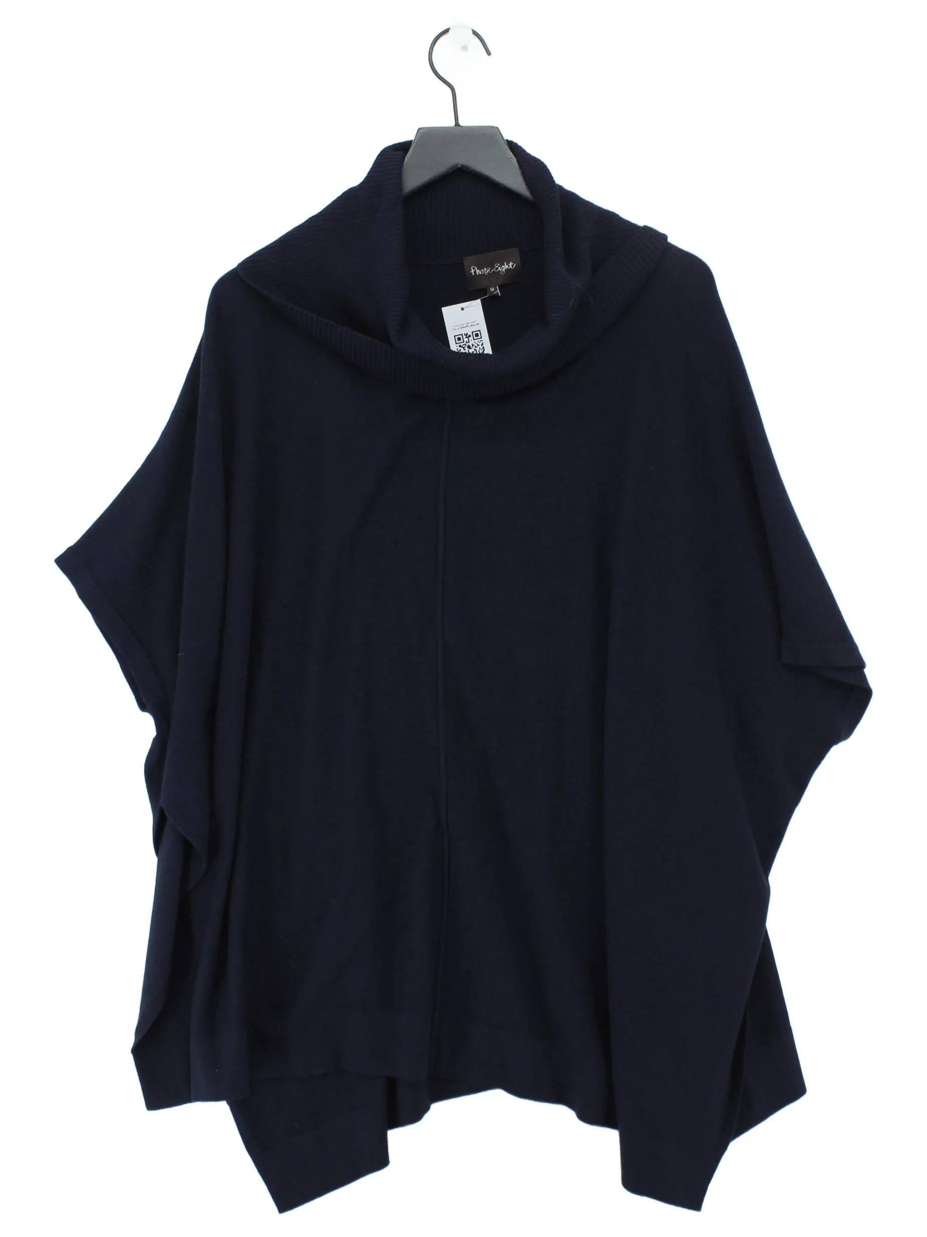 Phase Eight Women's Coat M Blue Polyester with Cotton, Nylon, Wool Overcoat