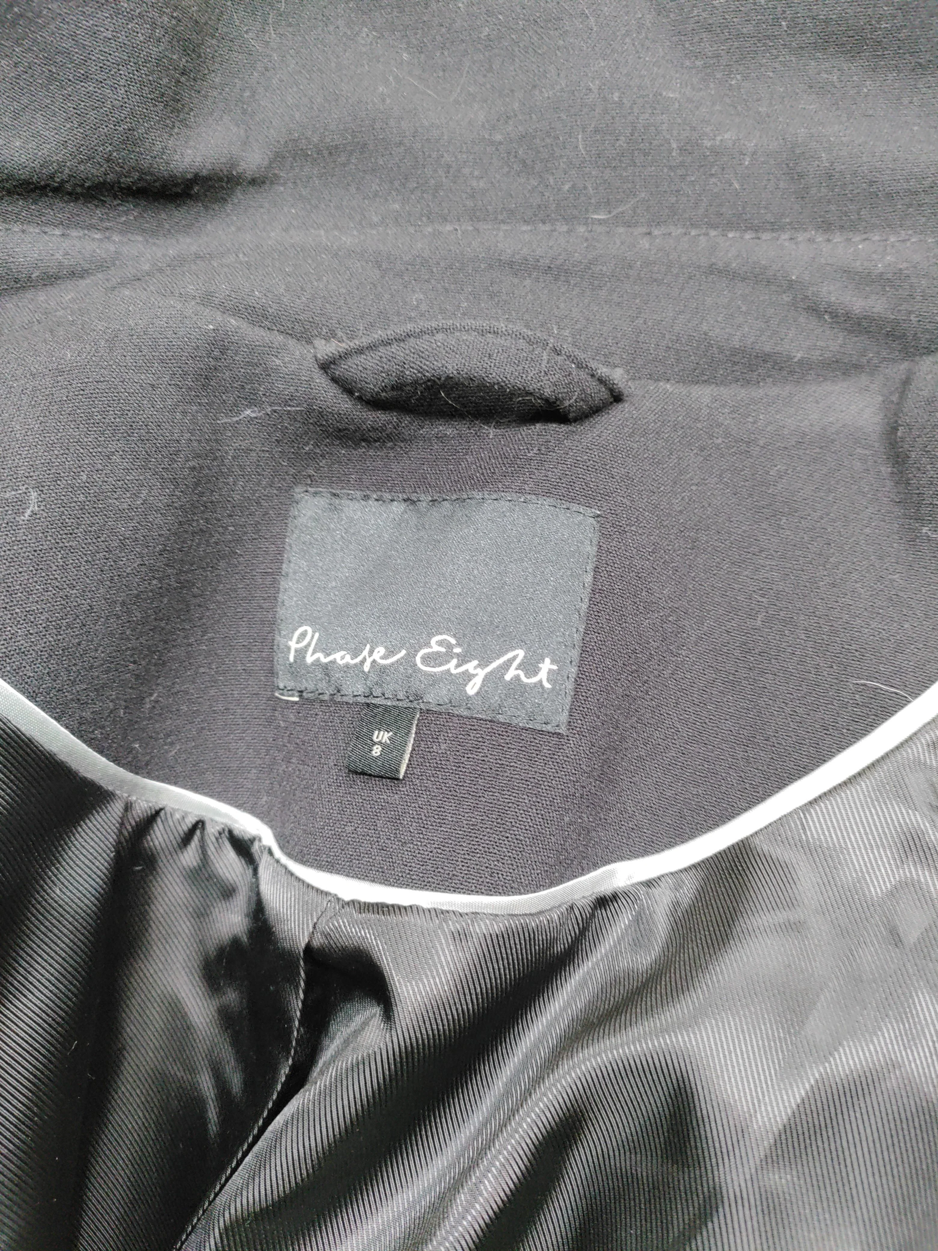 Phase Eight Women's Coat UK 8 Black Polyester with Viscose, Elastane Trench Coat - Image 5