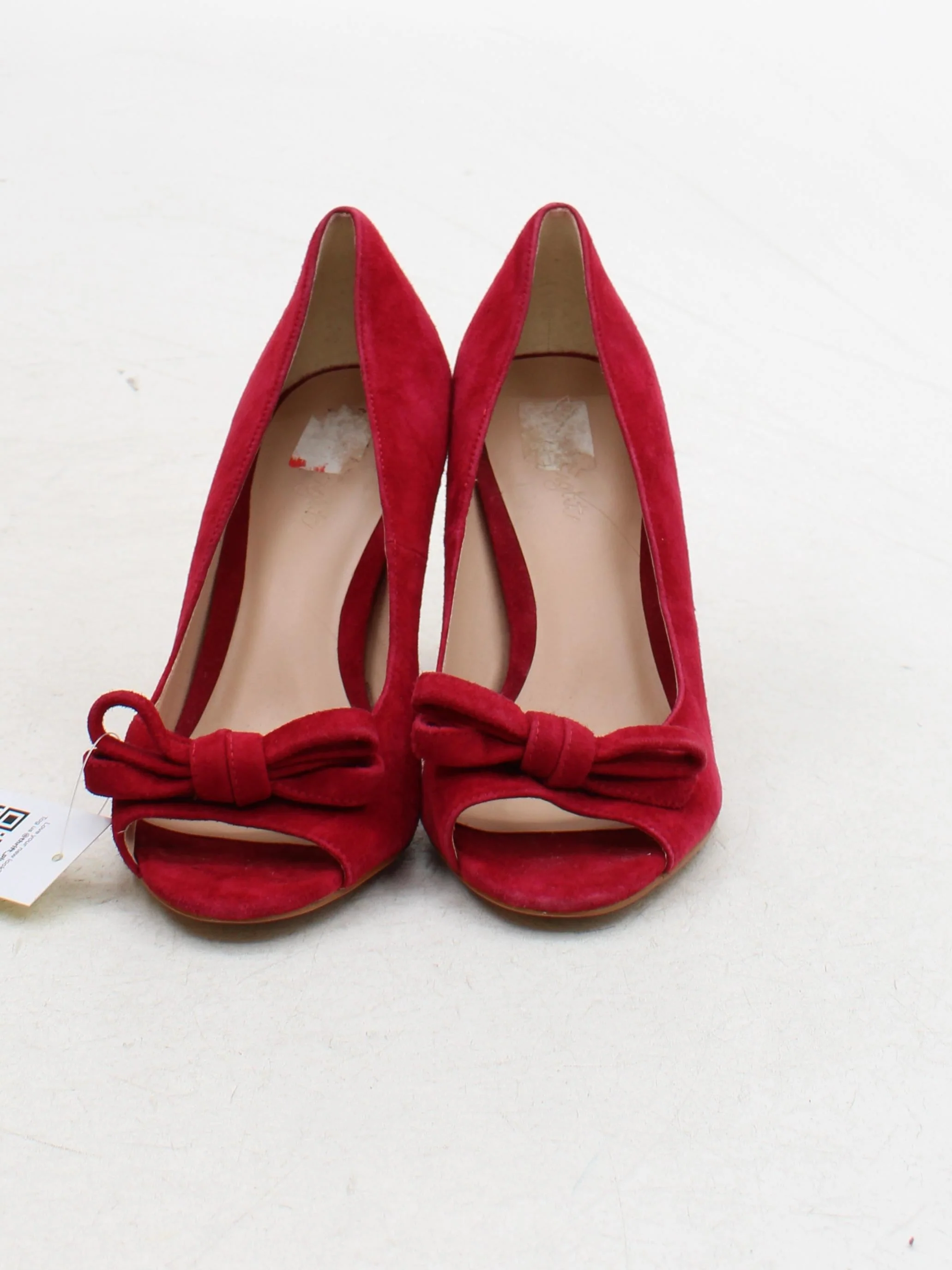 Phase Eight Women's Heels UK 5 Red 100% Suede Court - Image 2