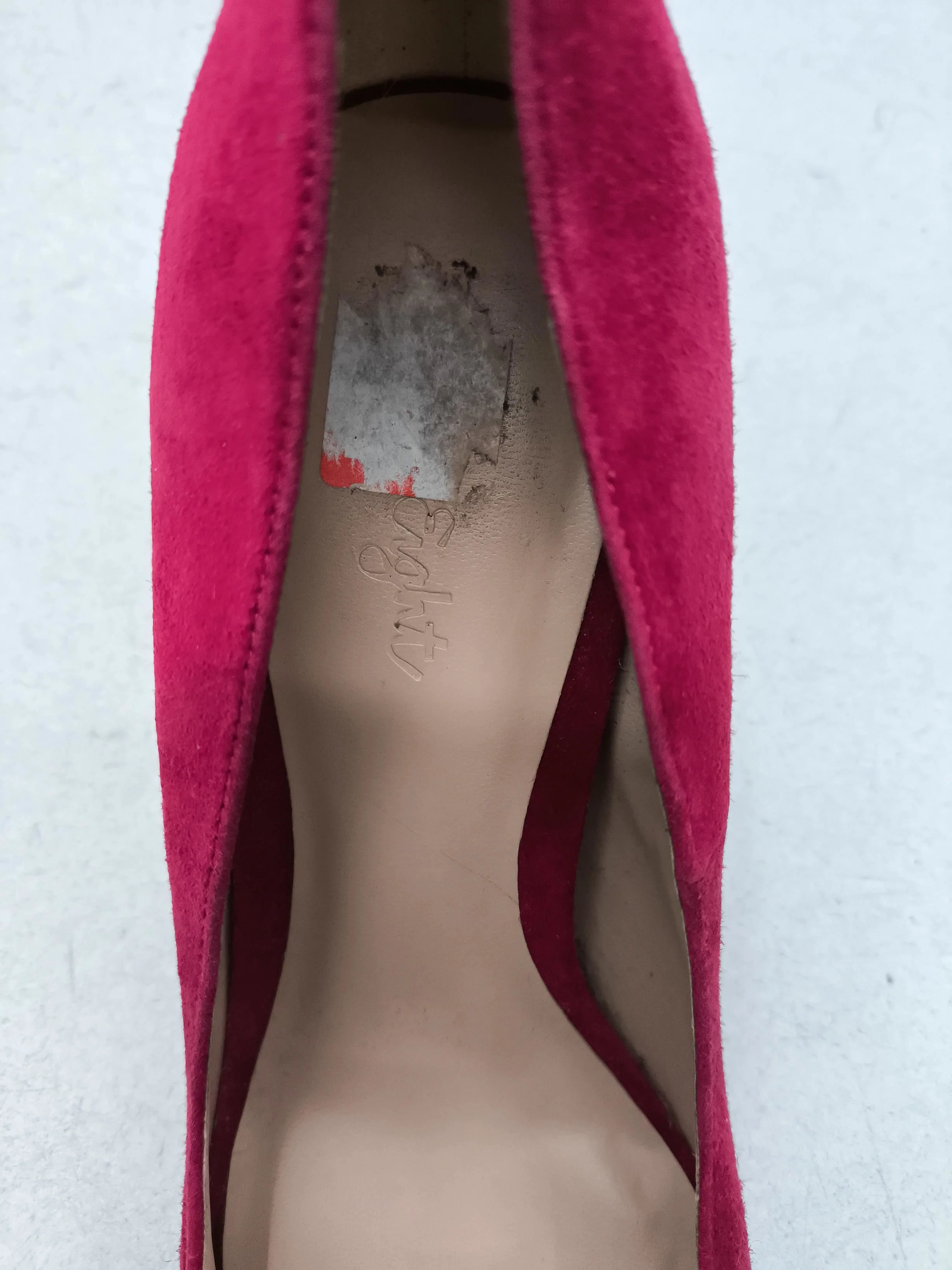 Phase Eight Women's Heels UK 5 Red 100% Suede Court - Image 6