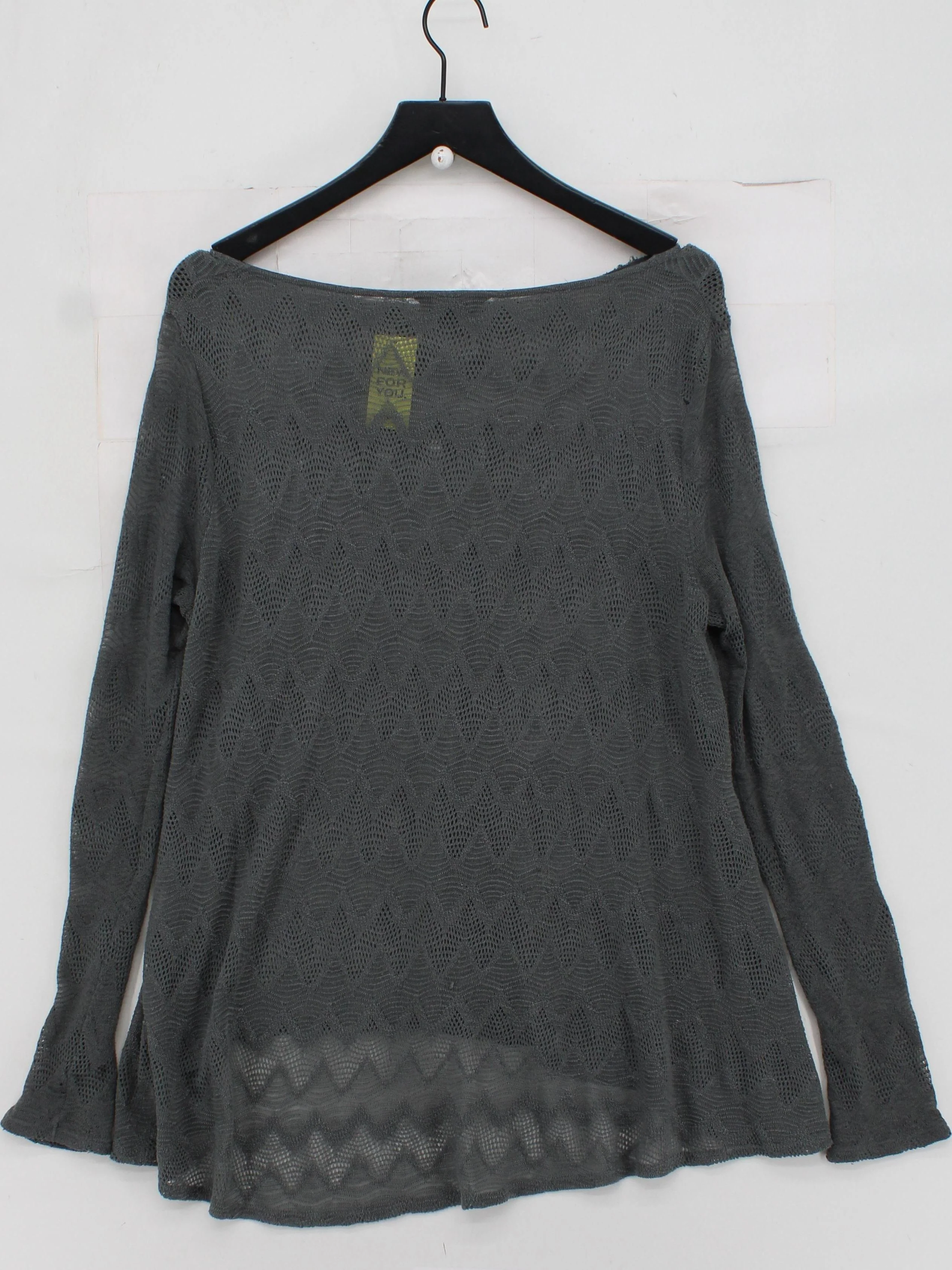 Phase Eight Women's Jumper L Grey Geometric 100% Other Round Neck Pullover - Image 2