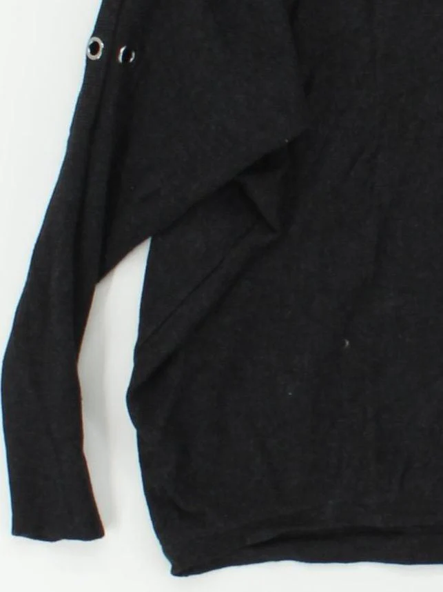 Phase Eight Women's Jumper M Black Viscose with Nylon Round Neck Pullover - Image 4