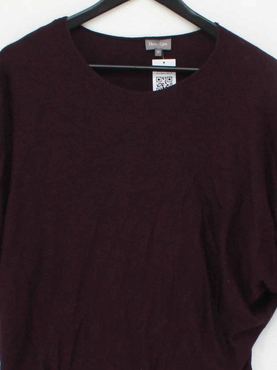 Phase Eight Women's Jumper M Brown Viscose with Wool, Nylon Round Neck Pullover - Image 3