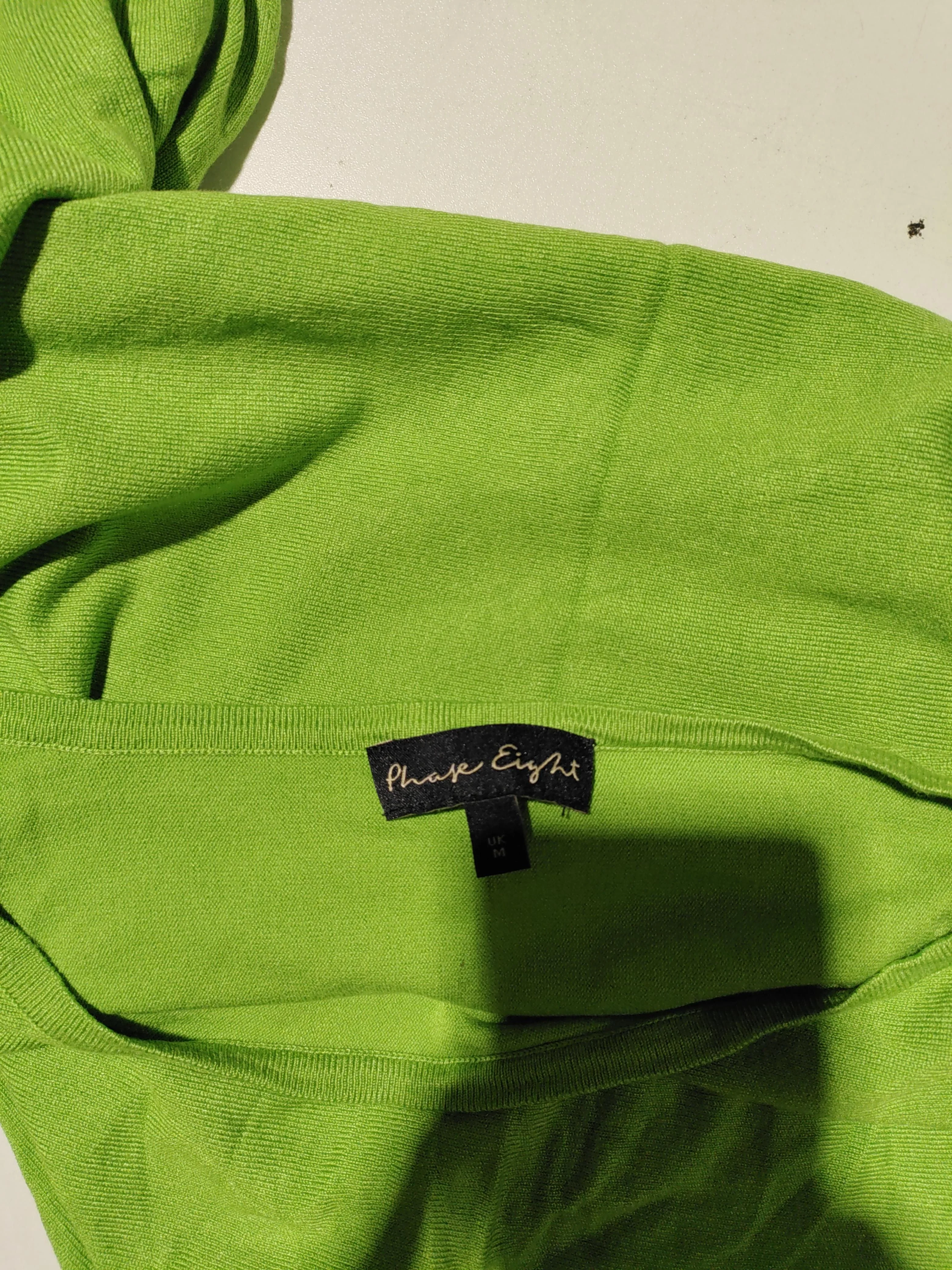 Phase Eight Women's Jumper M Green Viscose with Nylon Round Neck Pullover - Image 5