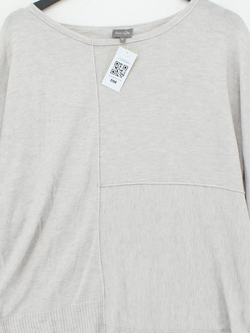 Phase Eight Women's Jumper M Grey Viscose with Wool, Nylon Round Neck Pullover - Image 3