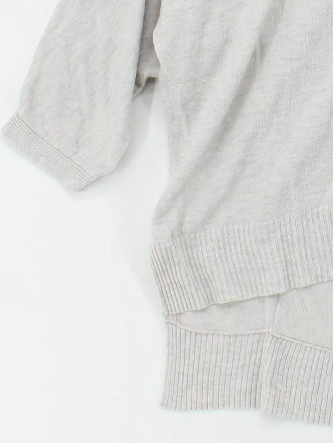 Phase Eight Women's Jumper M Grey Viscose with Wool, Nylon Round Neck Pullover - Image 4