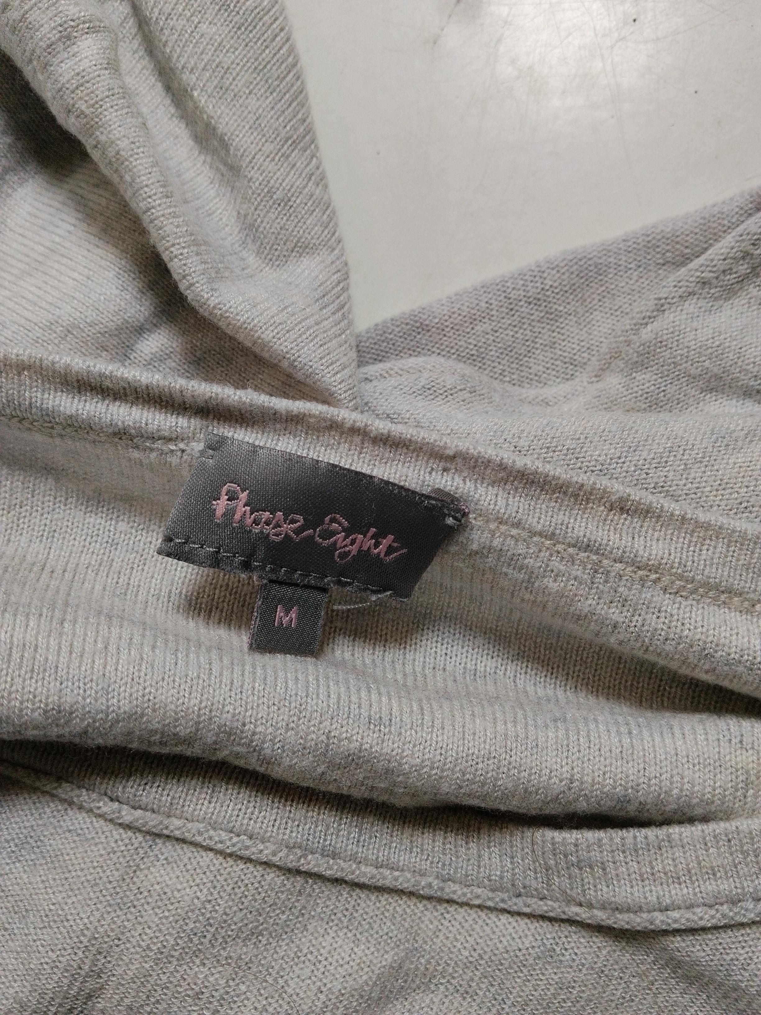 Phase Eight Women's Jumper M Grey Viscose with Wool, Nylon Round Neck Pullover - Image 5