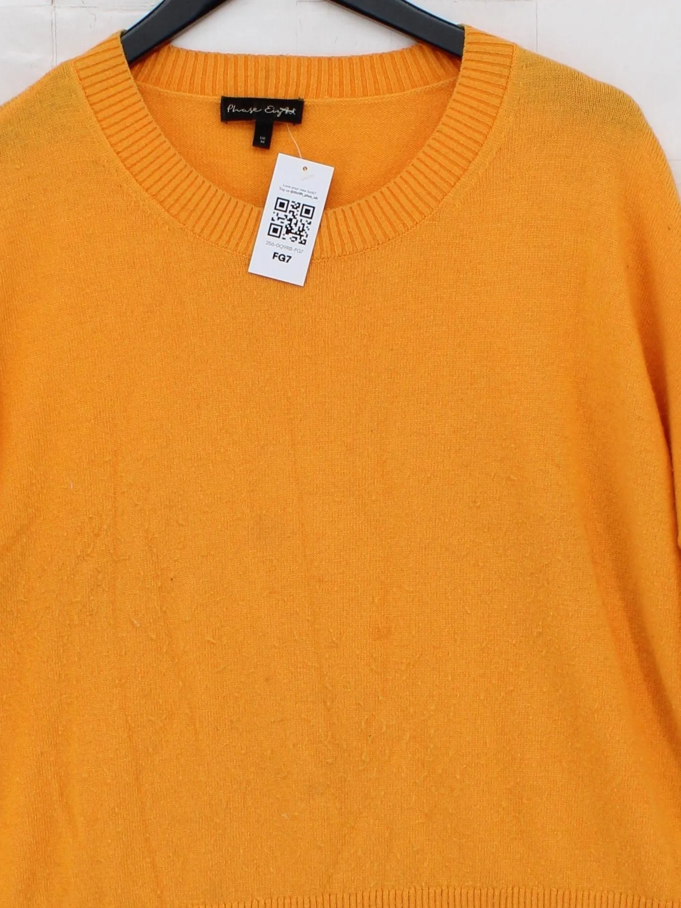 Phase Eight Women's Jumper M Orange Nylon - Image 3