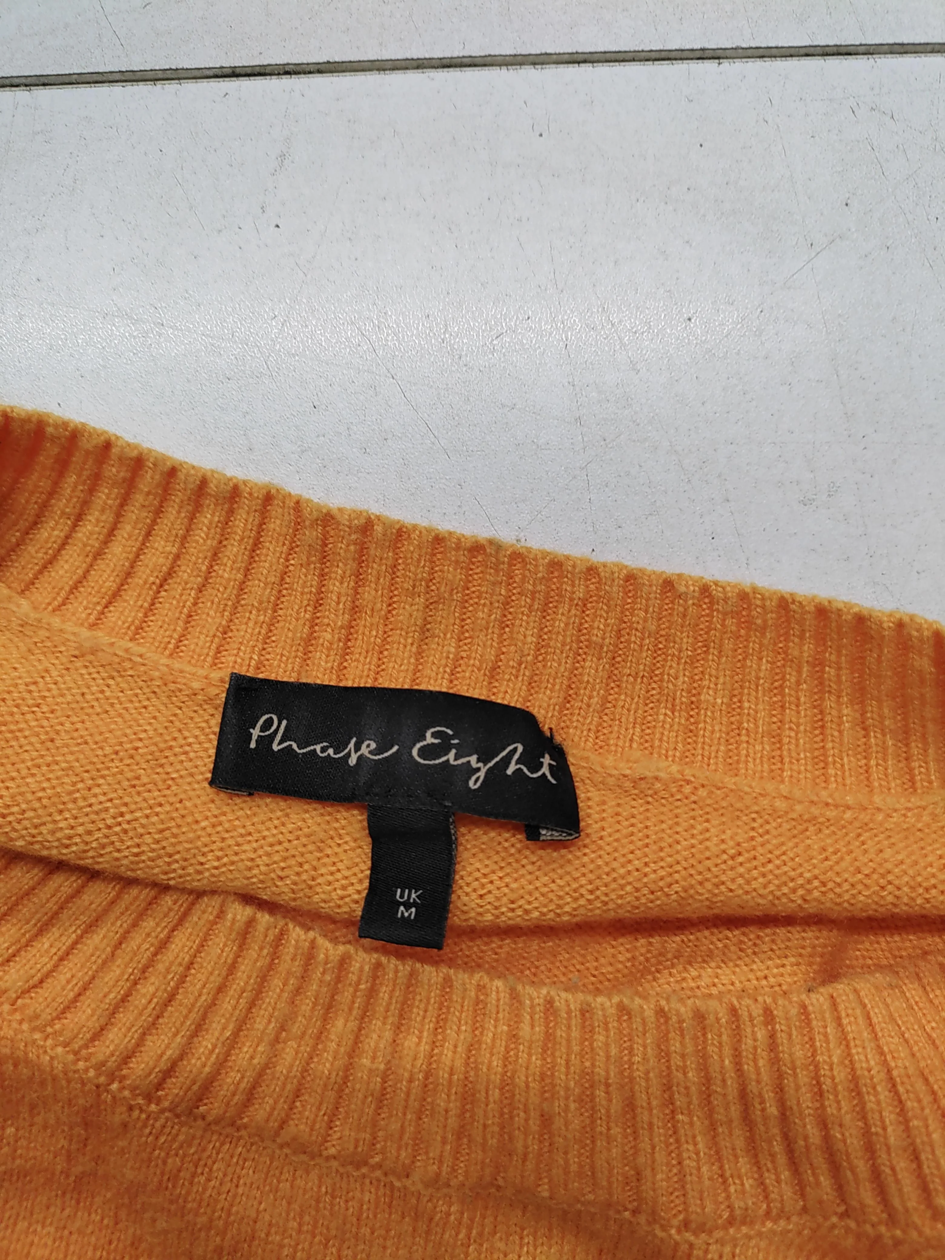 Phase Eight Women's Jumper M Orange Nylon - Image 6