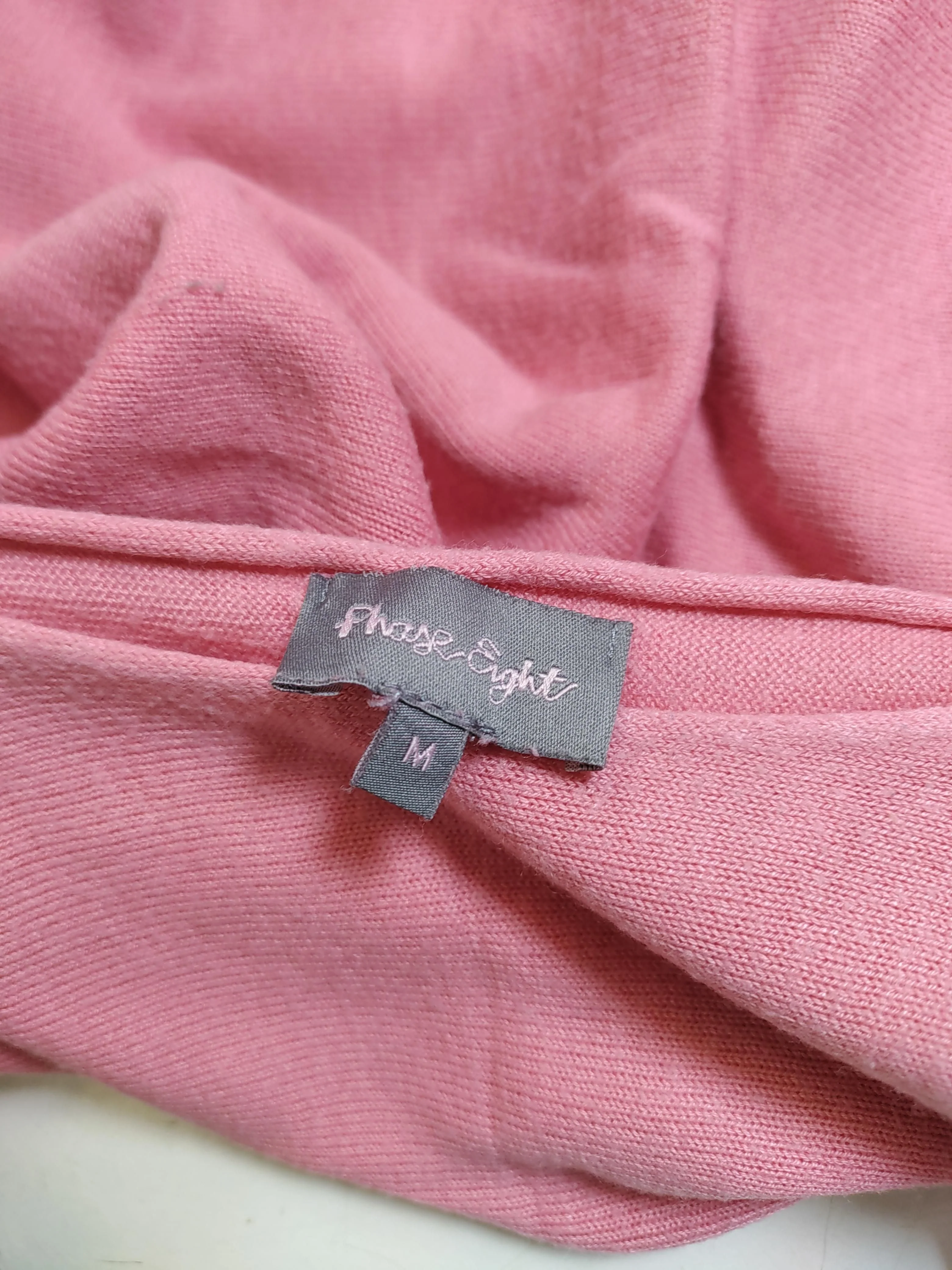 Phase Eight Women's Jumper M Pink Viscose with Wool, Nylon Round Neck Pullover - Image 5