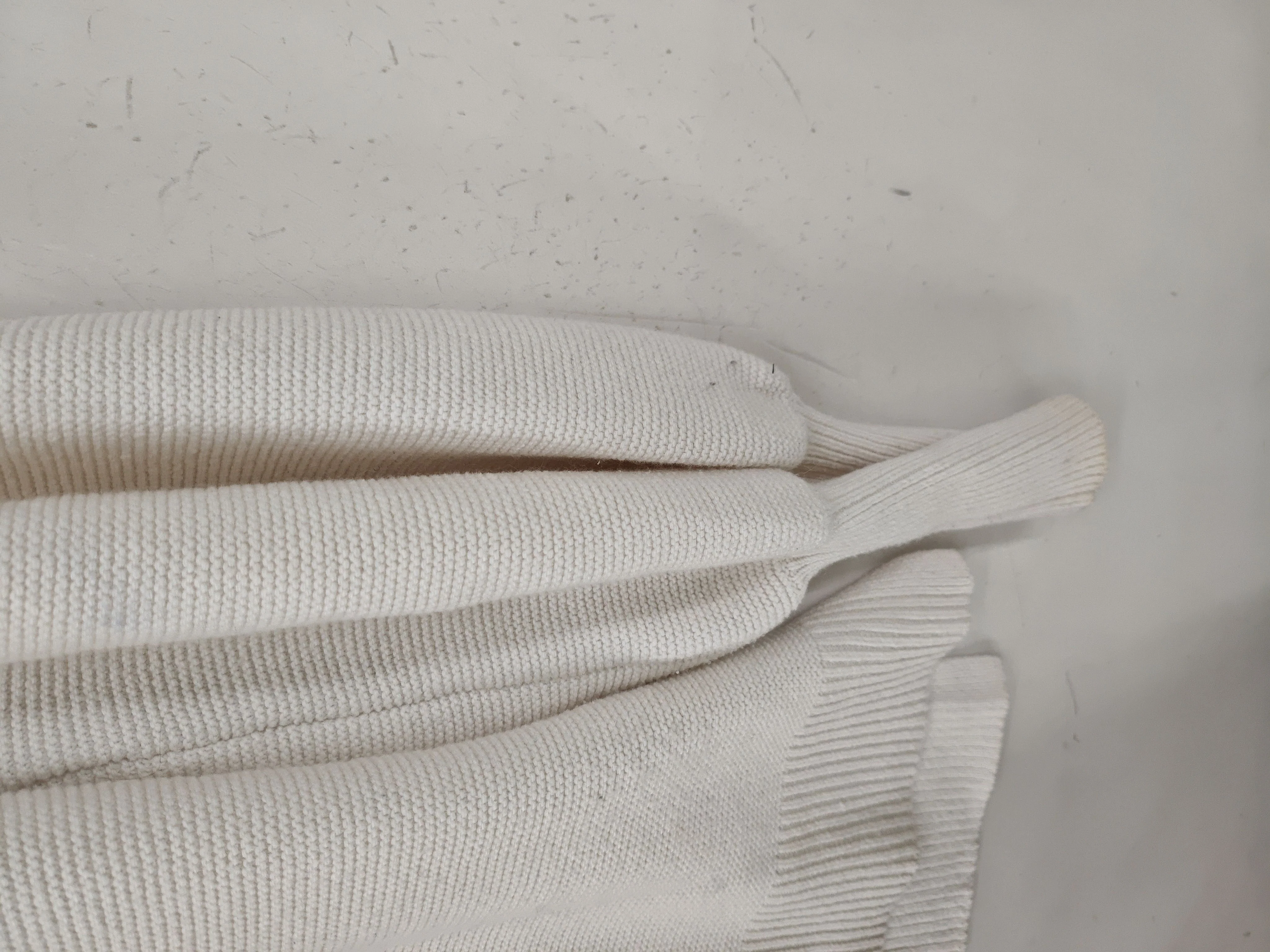 Phase Eight Women's Jumper M White Cotton with Nylon, Viscose Roll Neck Pullover - Image 6