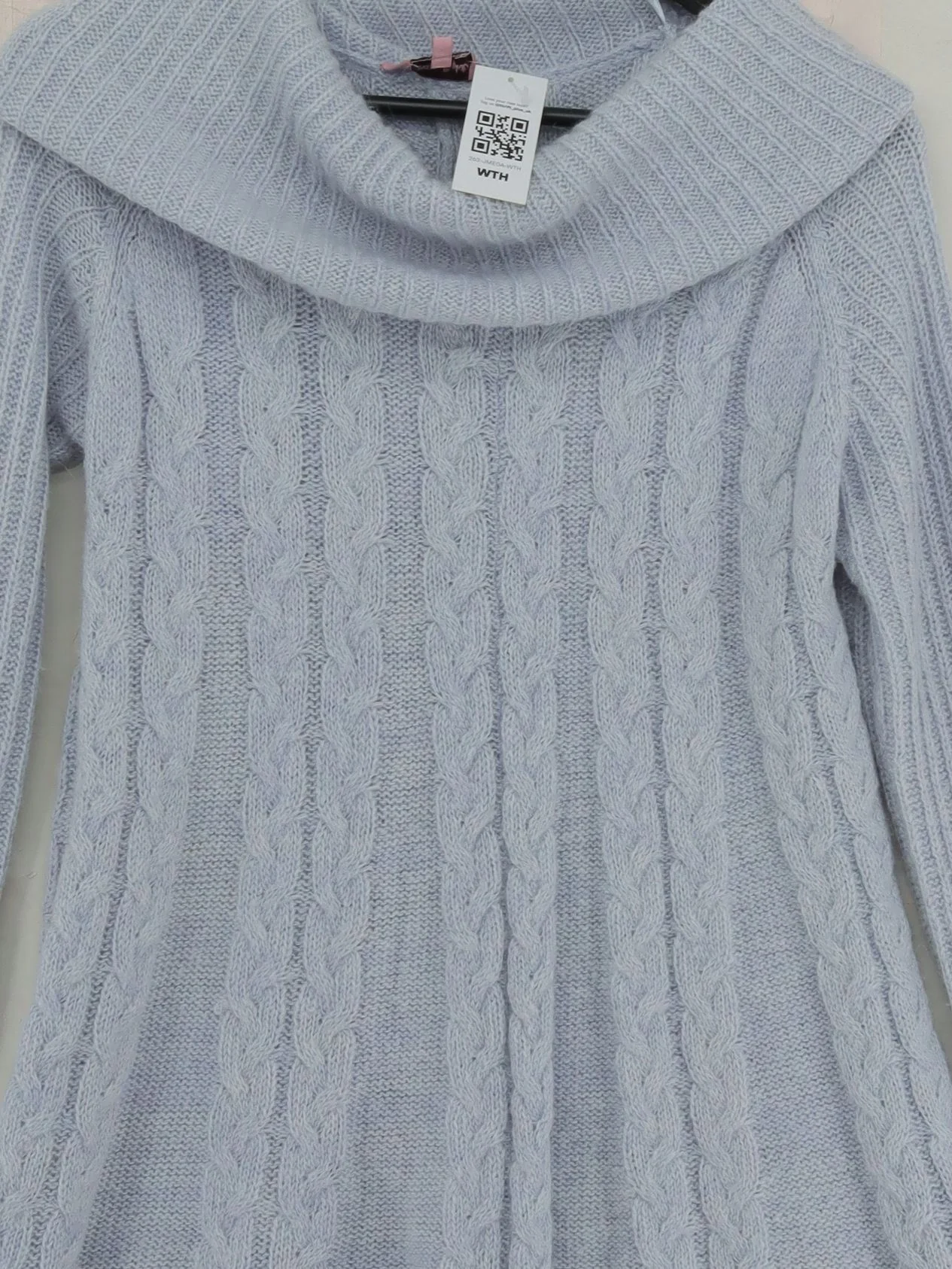 Phase Eight Women's Jumper UK 12 Blue Acrylic with Cotton, Nylon, Other Pullover - Image 3