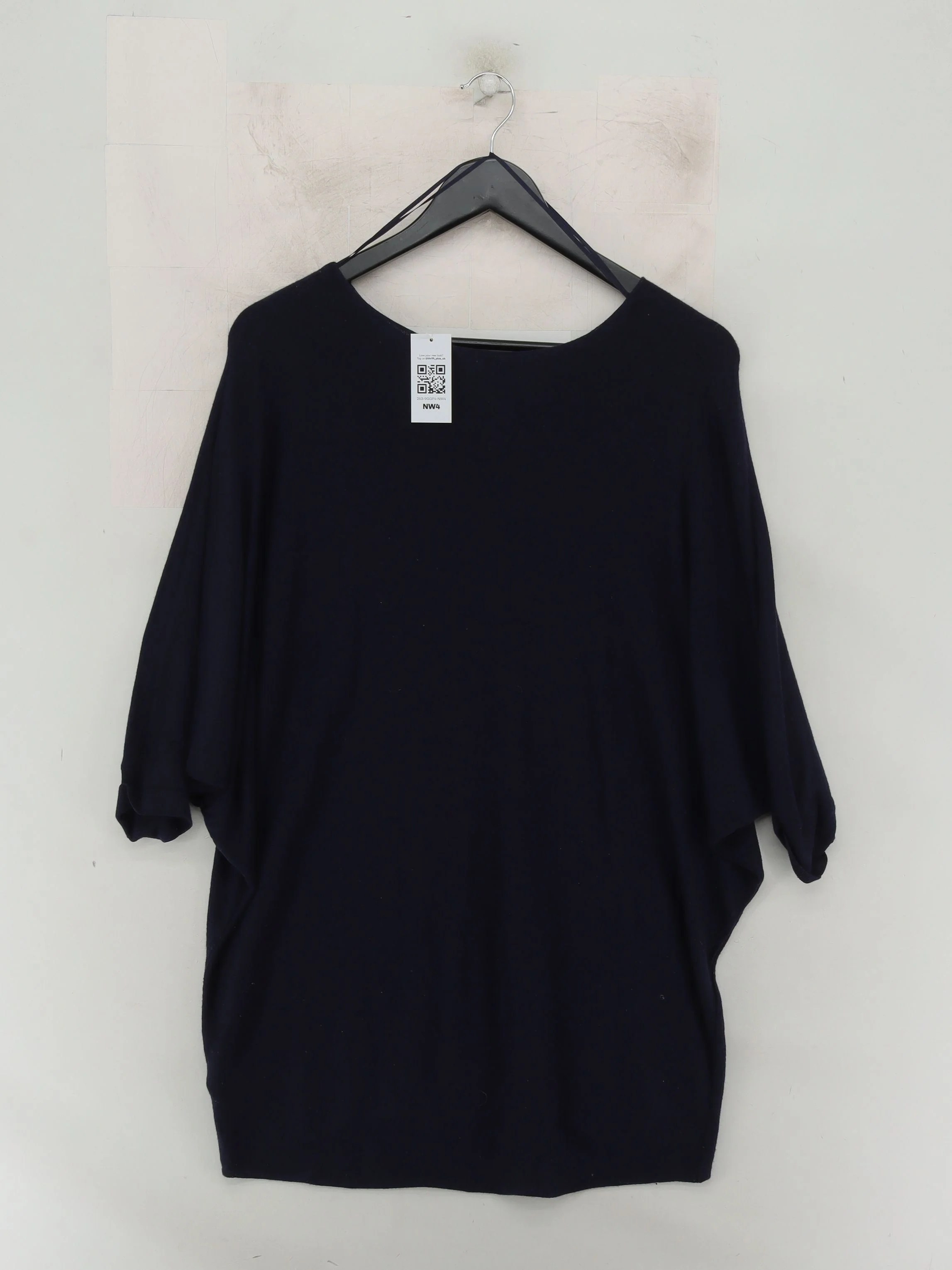 Phase Eight Women's Jumper UK 14 Blue Viscose with Wool, Nylon Pullover - Image 2