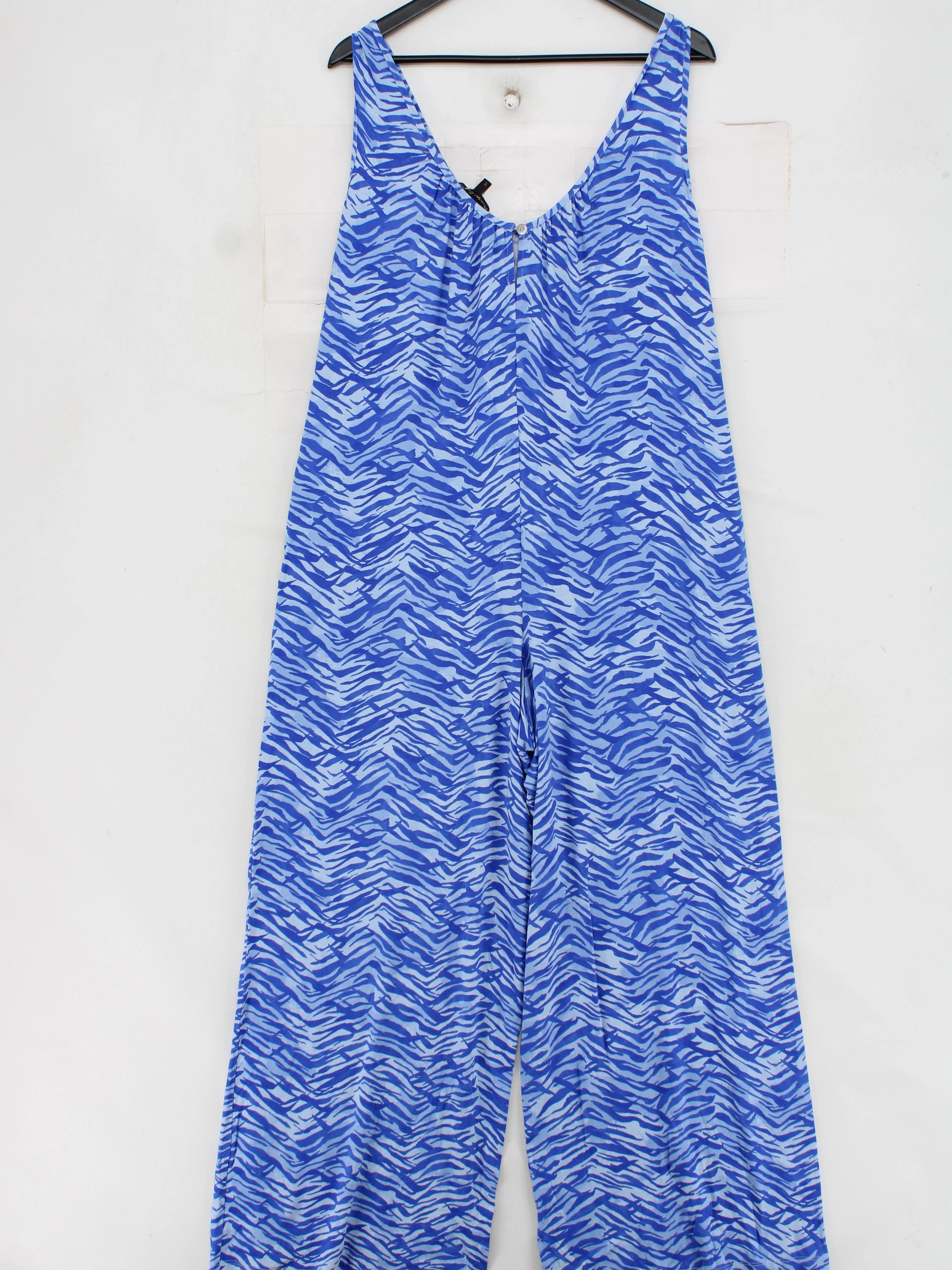 Phase Eight Women's Jumpsuit UK 14 Blue 100% Other Wide-Leg Jumpsuit - Image 2
