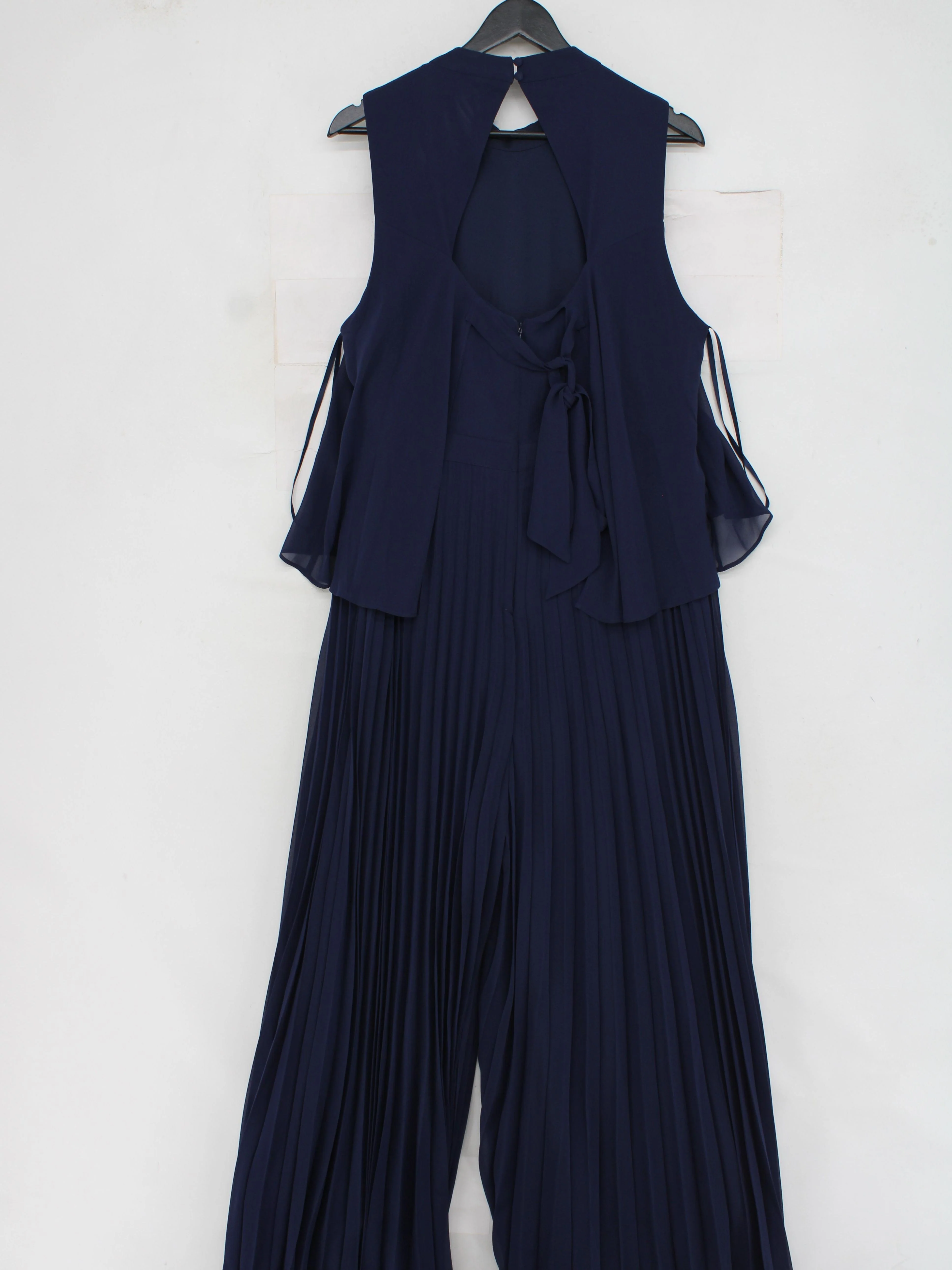Phase Eight Women's Jumpsuit UK 18 Blue 100% Polyester Wide-Leg Jumpsuit - Image 2