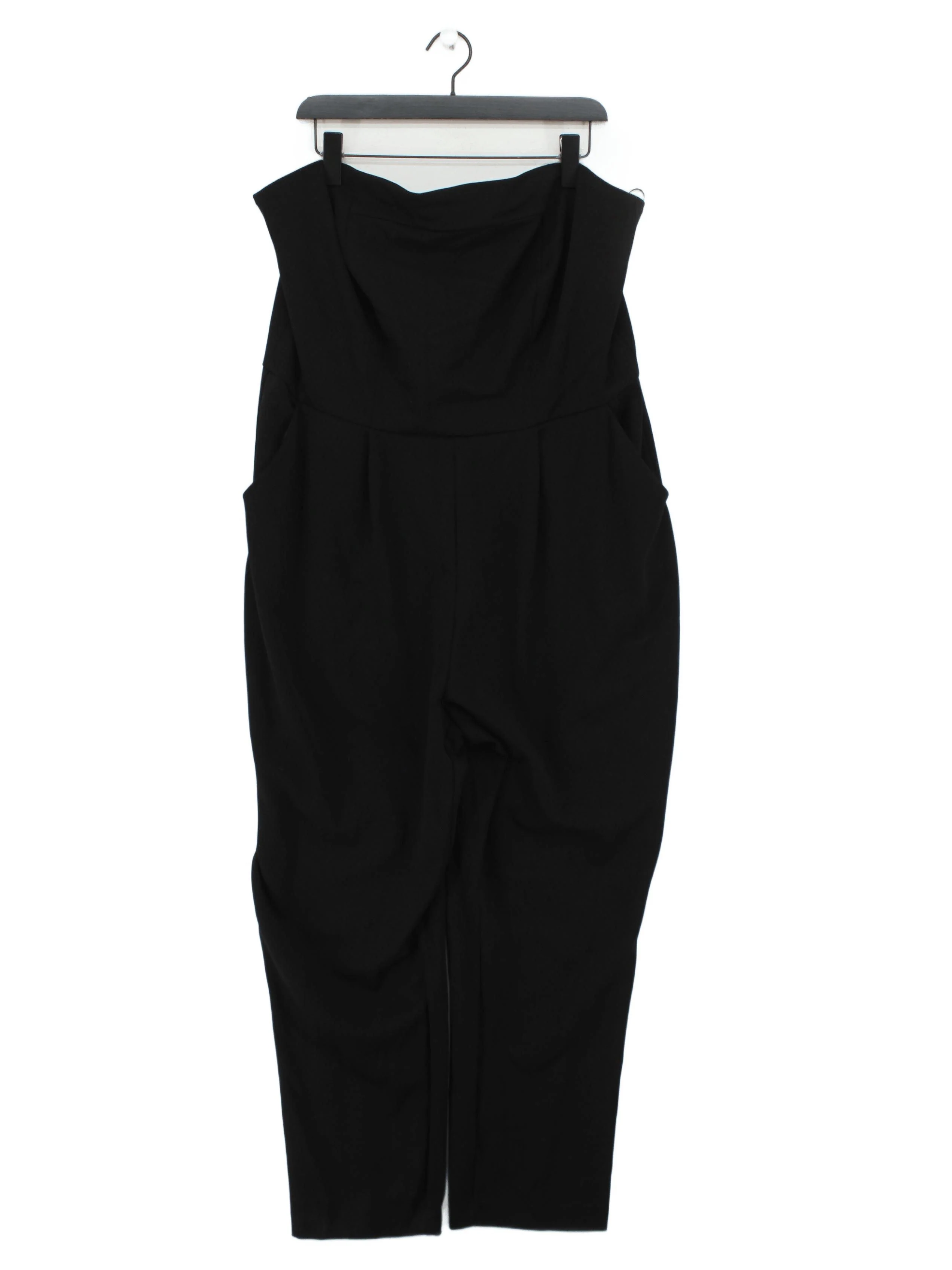 Phase Eight Women's Jumpsuit UK 20 Black Polyester with Elastane Jumpsuit