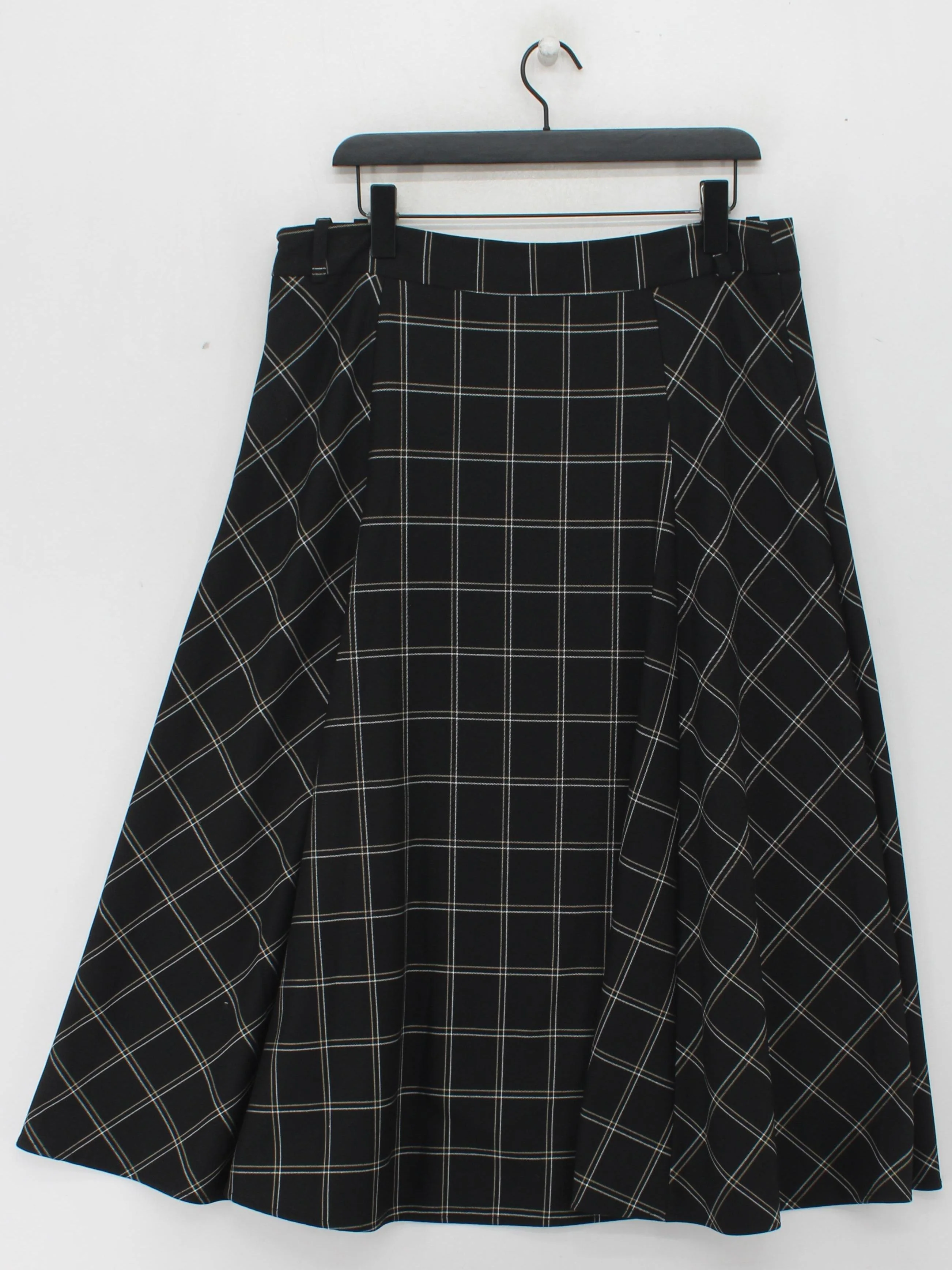 Phase Eight Women's Midi Skirt UK 16 Black Polyester - Image 2