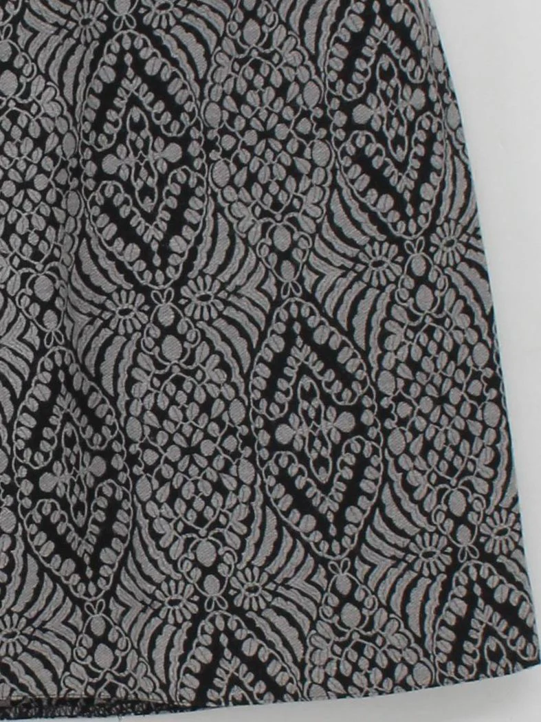 Phase Eight Women's Mini Skirt UK 10 Grey Acrylic with Wool, Polyester Mini - Image 4