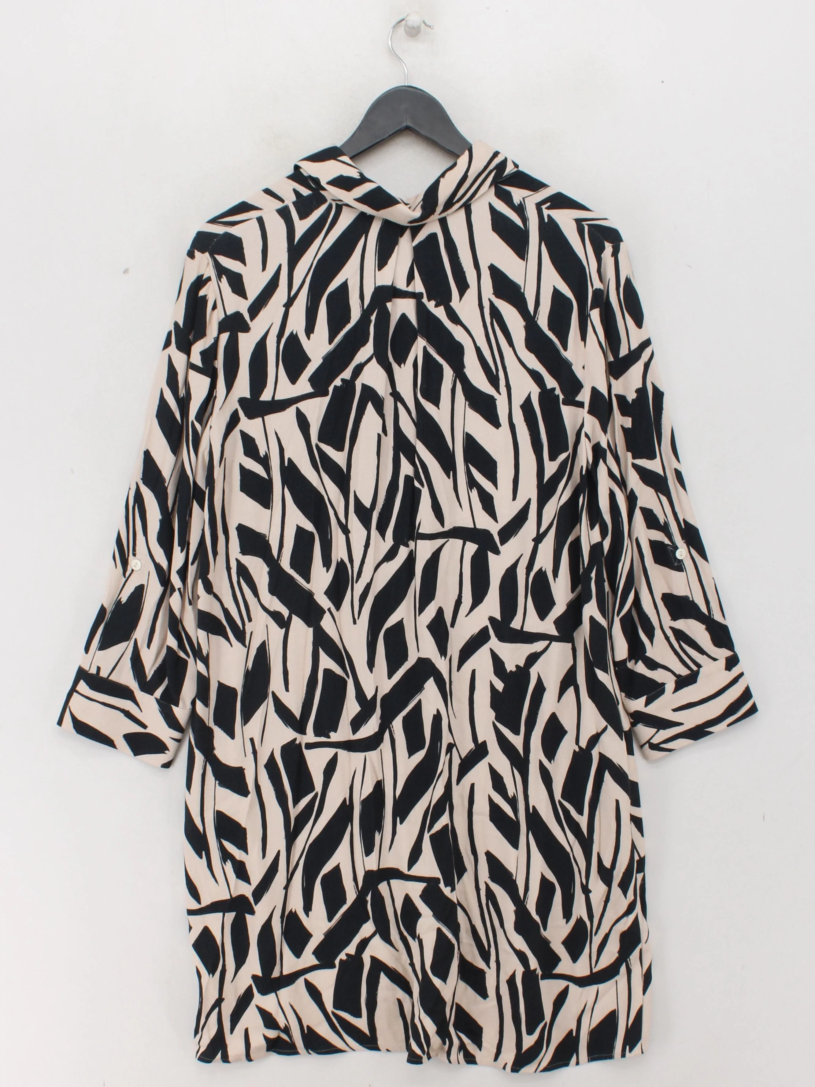 Phase Eight Women's Shirt UK 10 Multi 100% Viscose 3/4 Sleeve Collared Basic - Image 2
