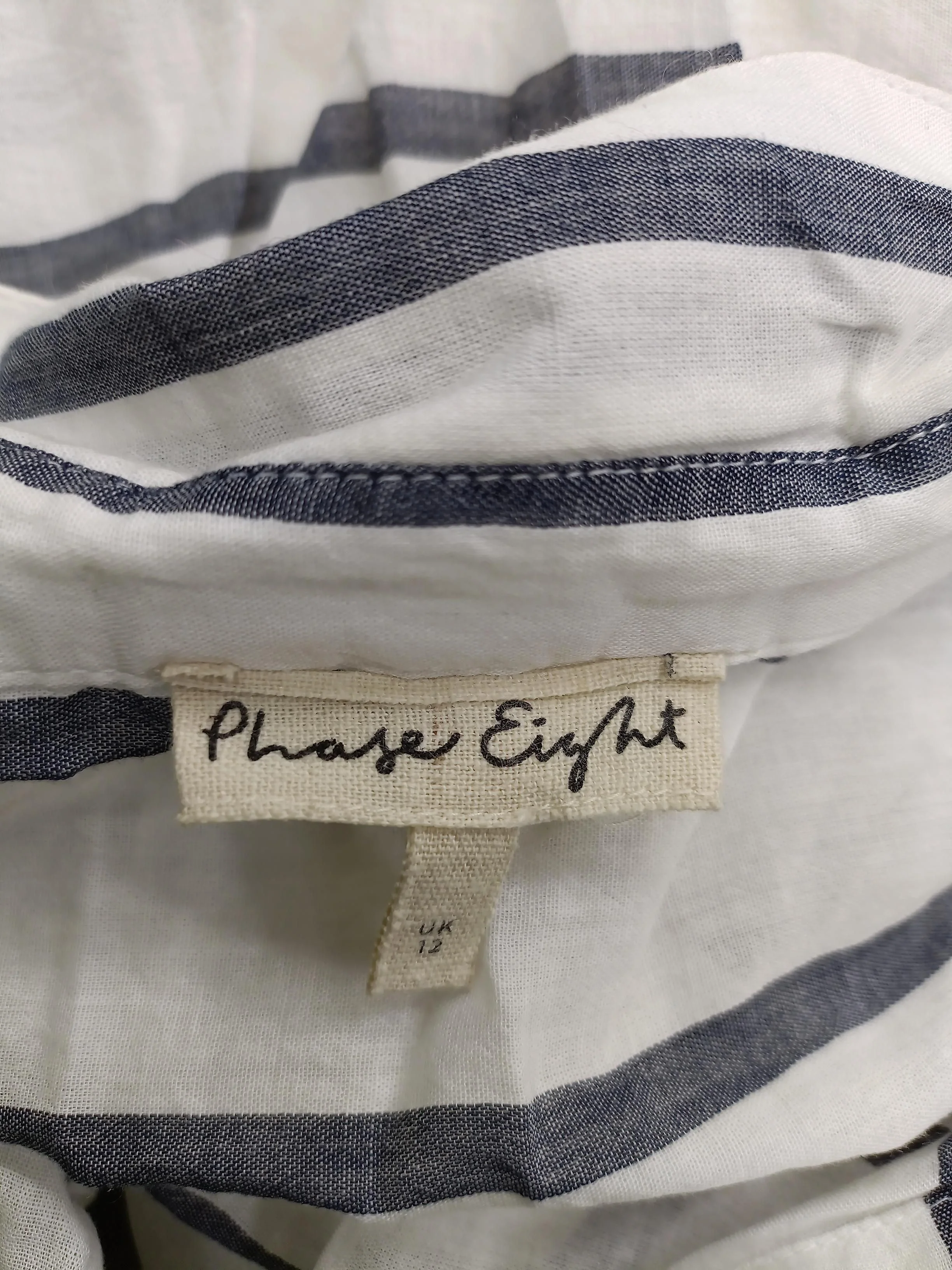 Phase Eight Women's Shirt UK 12 Multi 100% Cotton Basic - Image 6