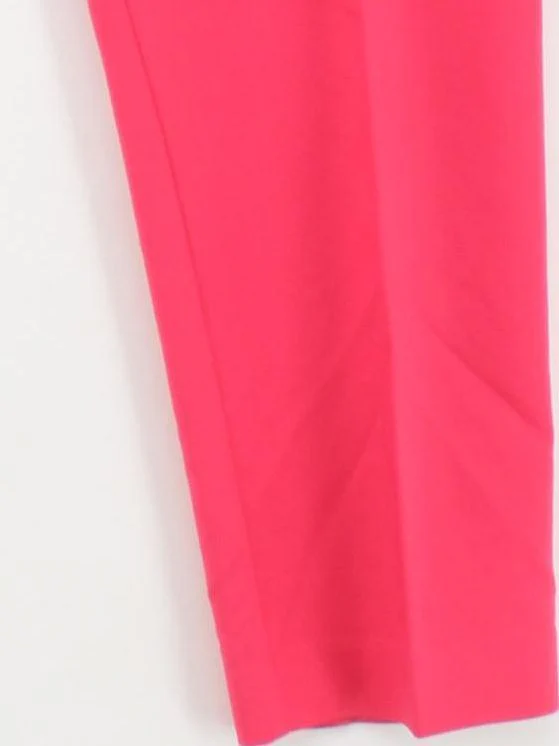 Phase Eight Women's Suit Trousers UK 14 Pink Cotton - Image 4