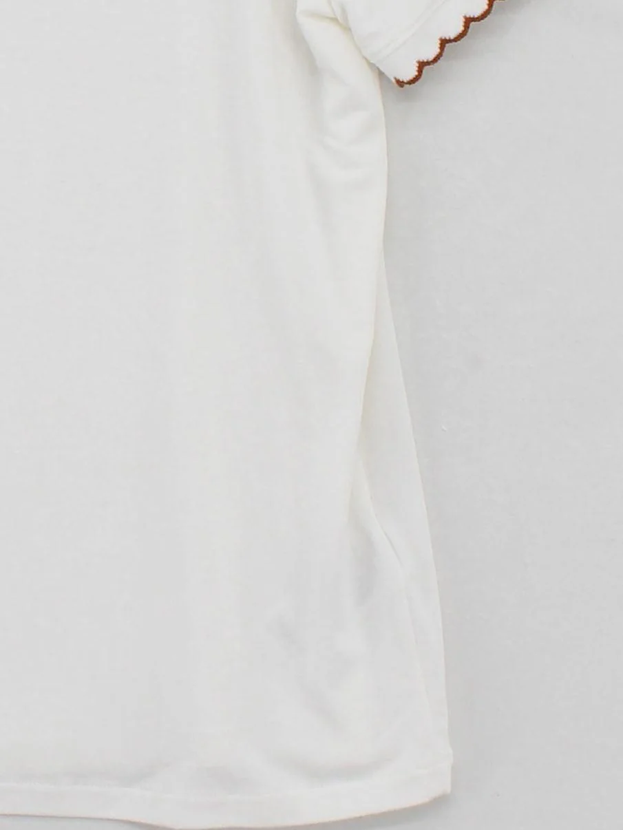 Phase Eight Women's T-Shirt UK 14 White Lyocell Modal with Elastane Basic - Image 4