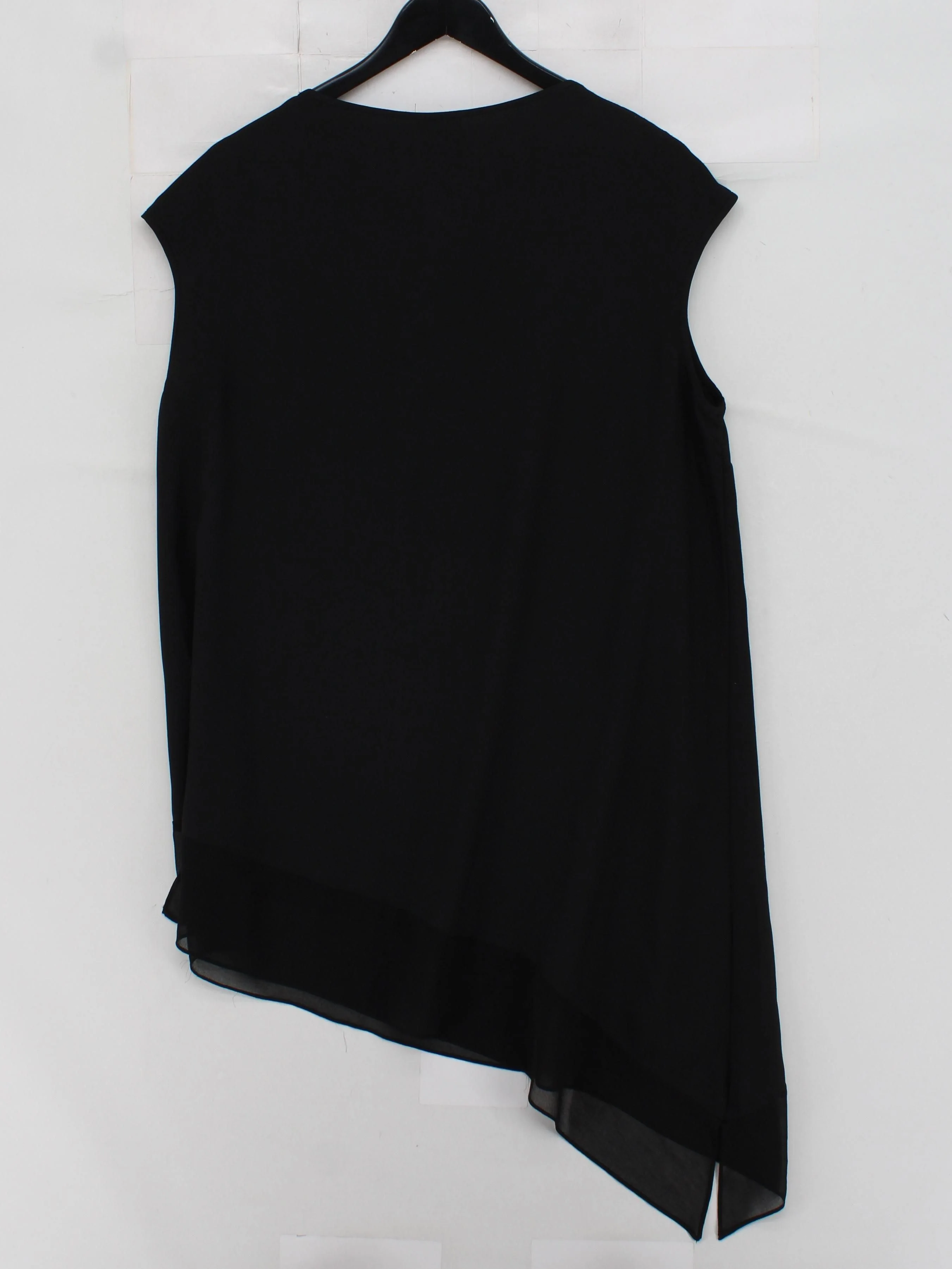 Phase Eight Women's Top L Black 100% Other Sleeveless Round Neck Basic - Image 2
