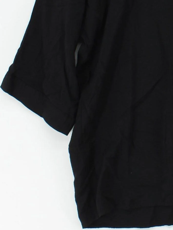 Phase Eight Women's Top L Black Viscose with Polyamide 3/4 Sleeve V-Neck Basic - Image 4