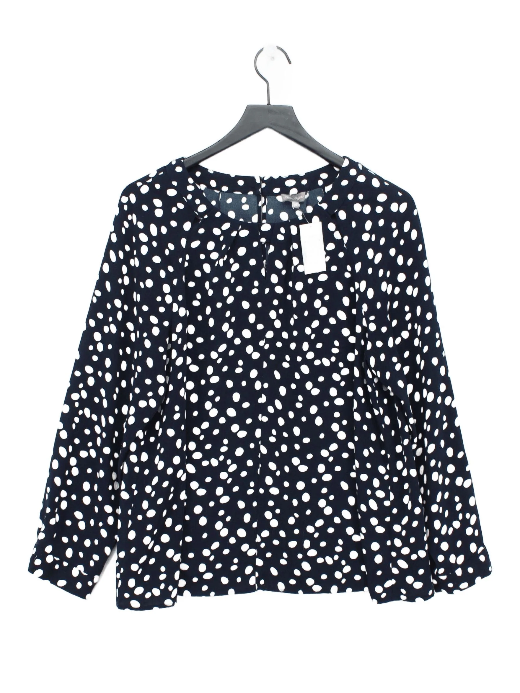 Phase Eight Women's Top L Blue 100% Polyester Basic