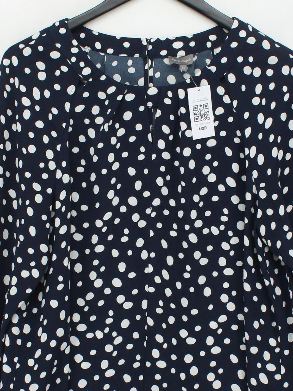 Phase Eight Women's Top L Blue 100% Polyester Basic - Image 3