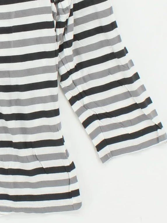 Phase Eight Women's Top L Multi Striped 100% Viscose 3/4 Sleeve Round Neck Basic - Image 4