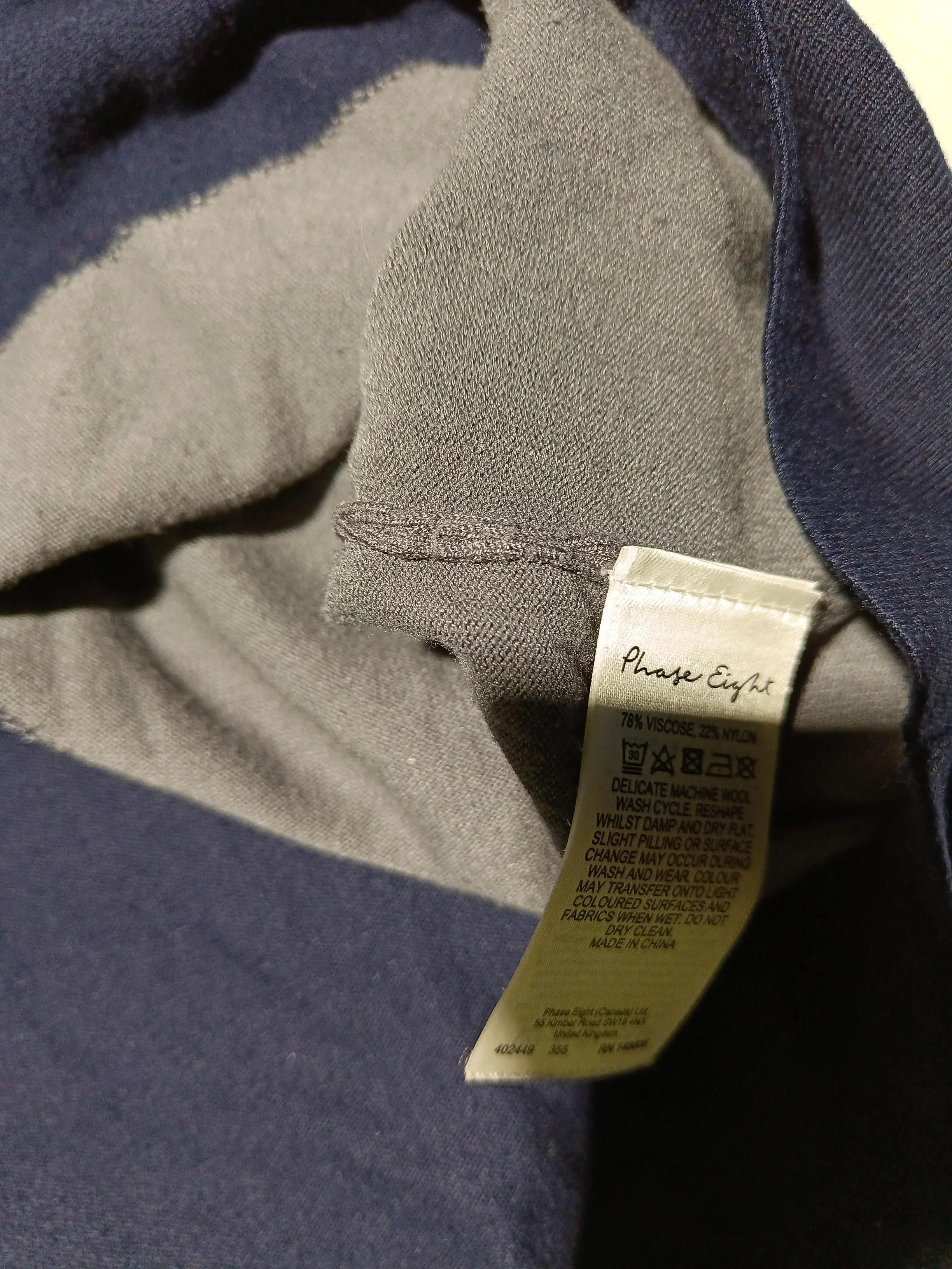 Phase Eight Women's Top M Blue Viscose with Nylon Tunic - Image 7