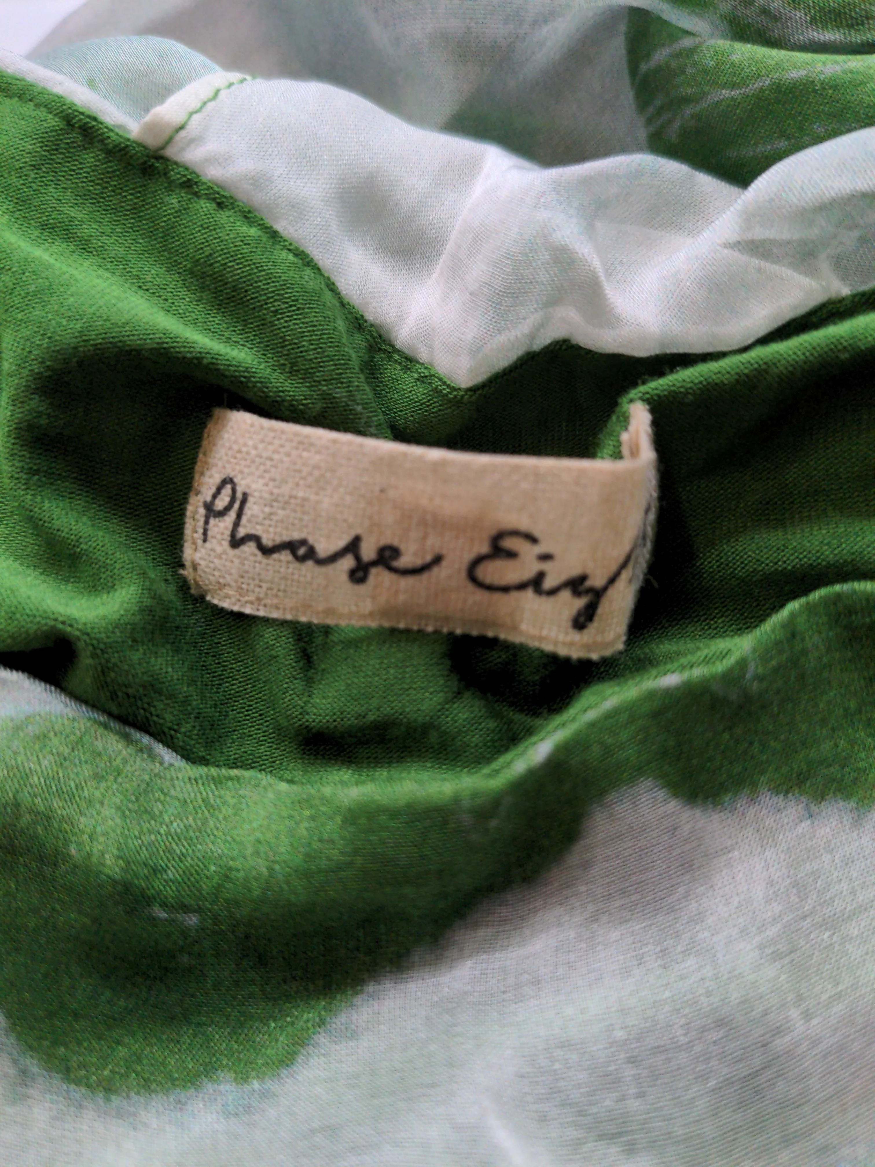 Phase Eight Women's Top UK 10 Green Silk with Viscose, Elastane Basic - Image 5