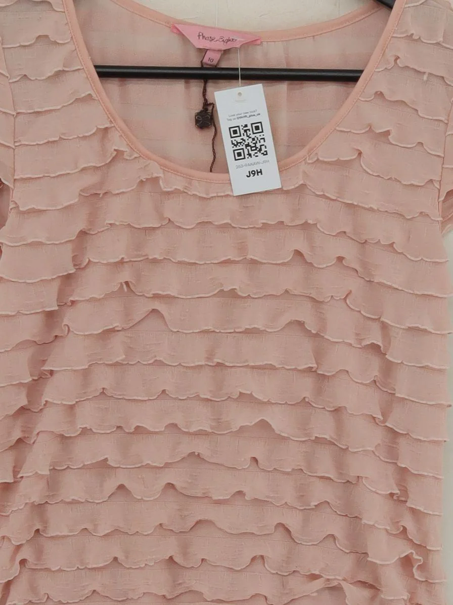 Phase Eight Women's Top UK 10 Pink Polyester with Elastane Basic - Image 3