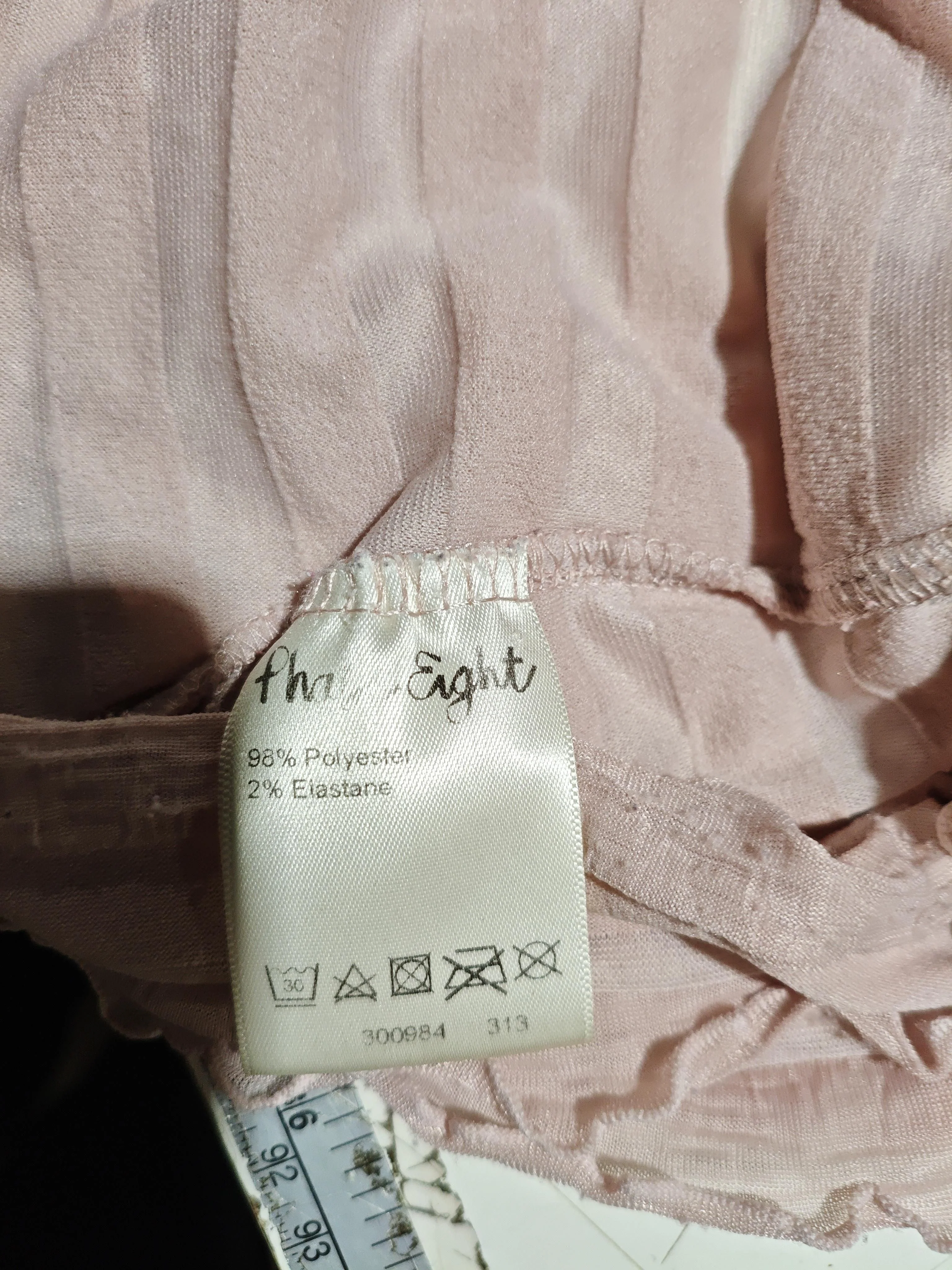 Phase Eight Women's Top UK 10 Pink Polyester with Elastane Basic - Image 6