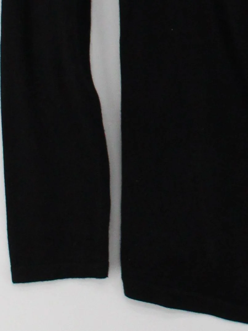 Phase Eight Women's Top UK 12 Black Viscose with Nylon Long Sleeve V-Neck Basic - Image 4