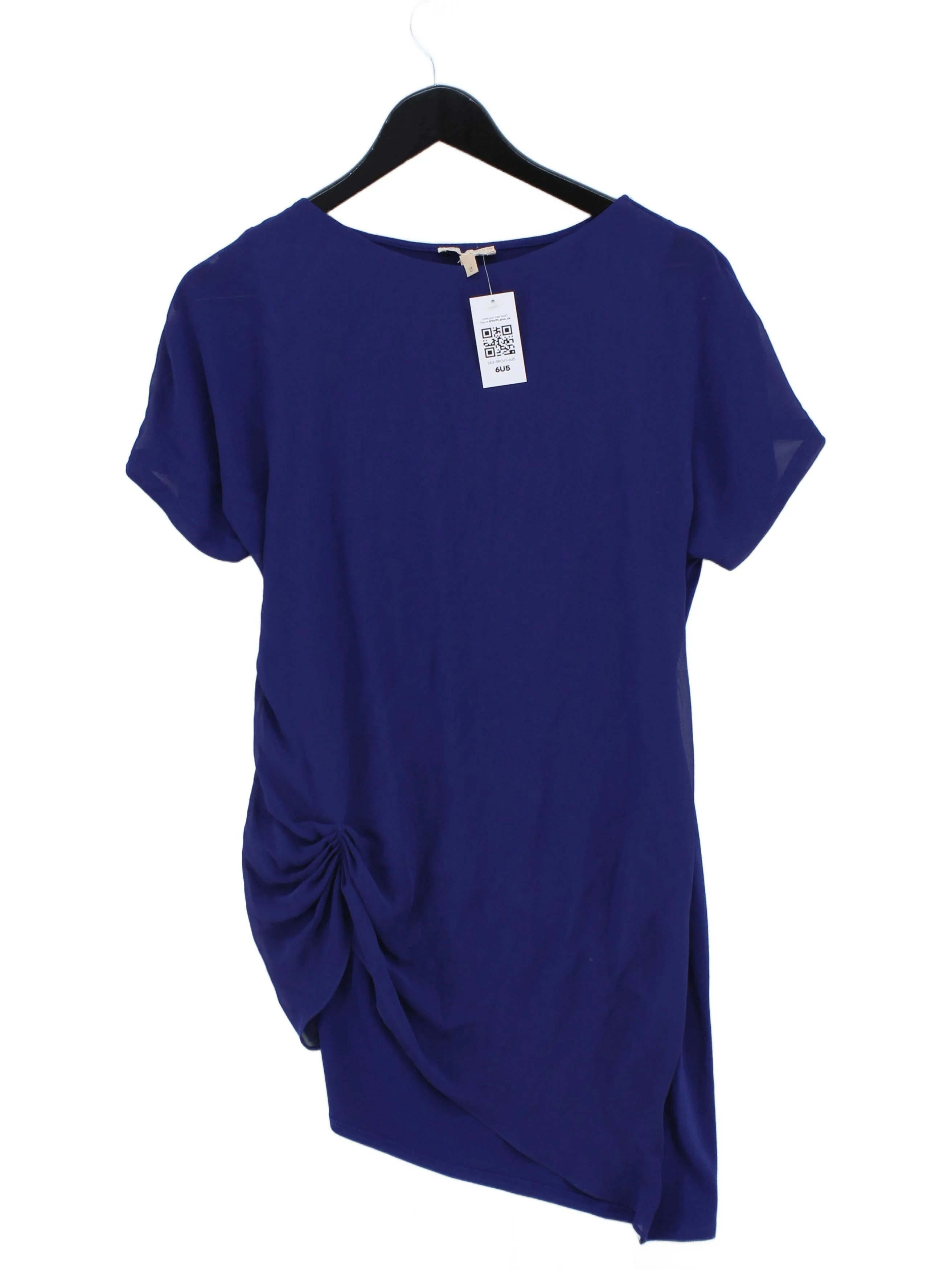 Phase Eight Women's Top UK 12 Blue Polyester with Elastane Basic