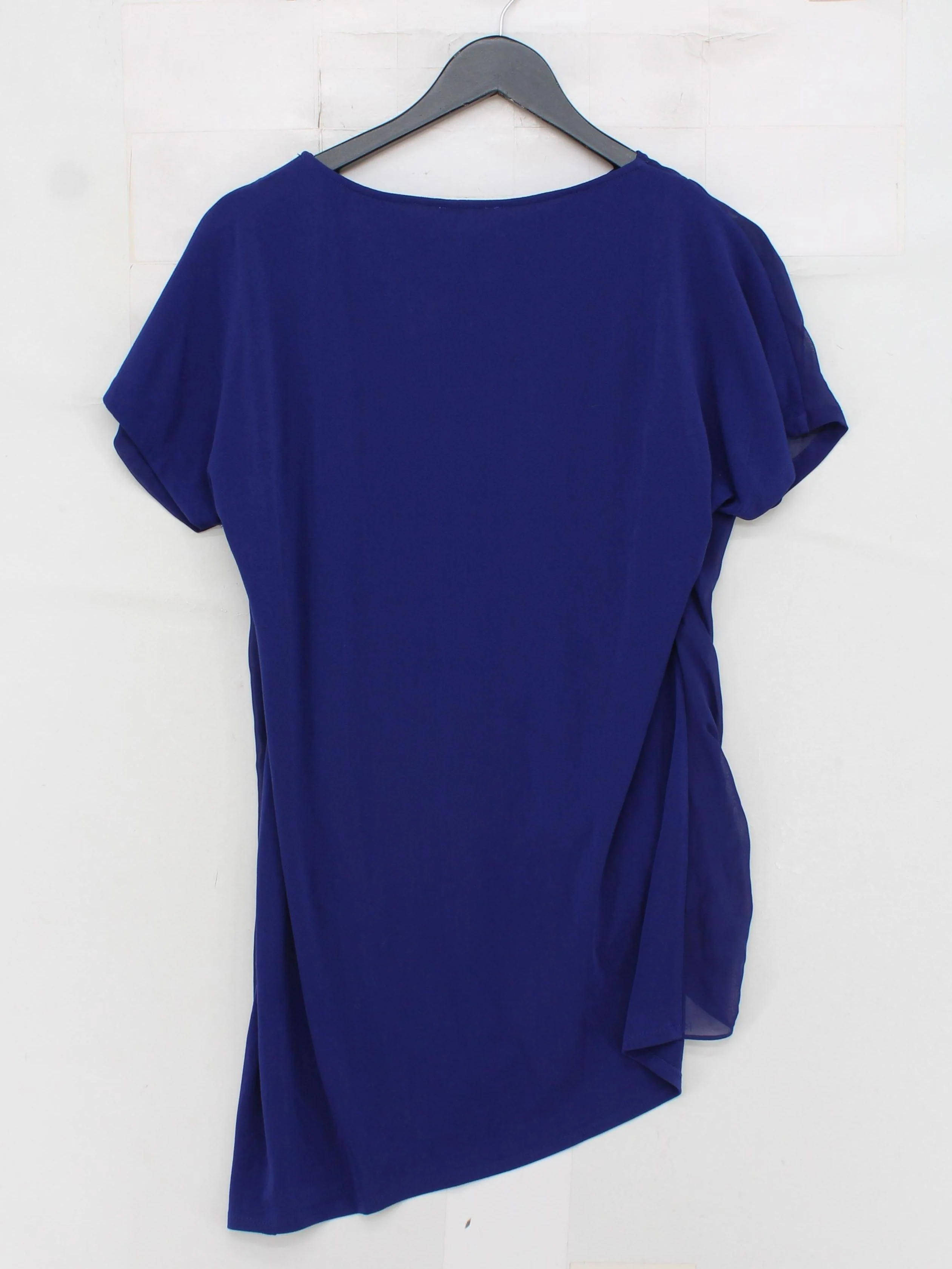 Phase Eight Women's Top UK 12 Blue Polyester with Elastane Basic - Image 2