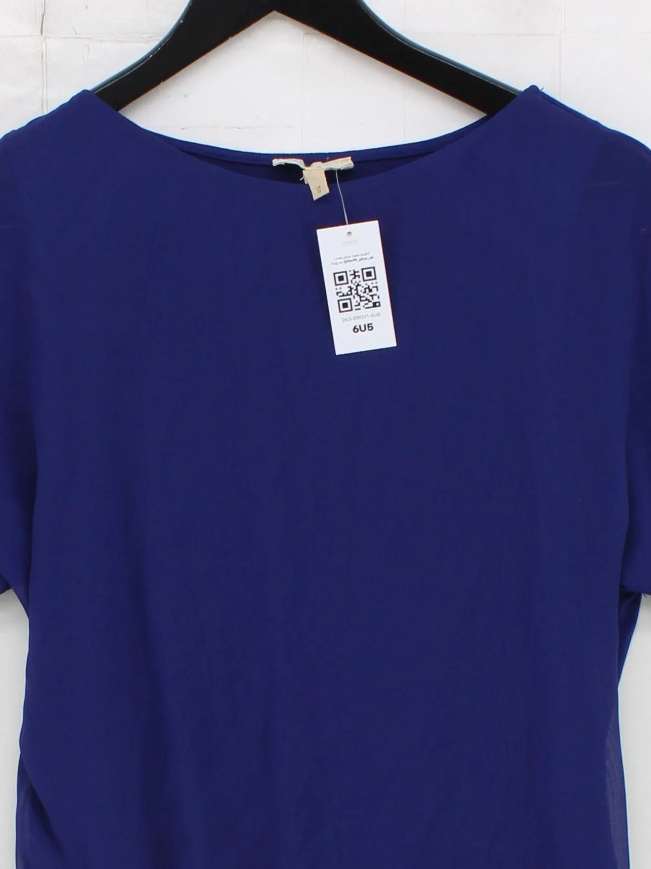 Phase Eight Women's Top UK 12 Blue Polyester with Elastane Basic - Image 3
