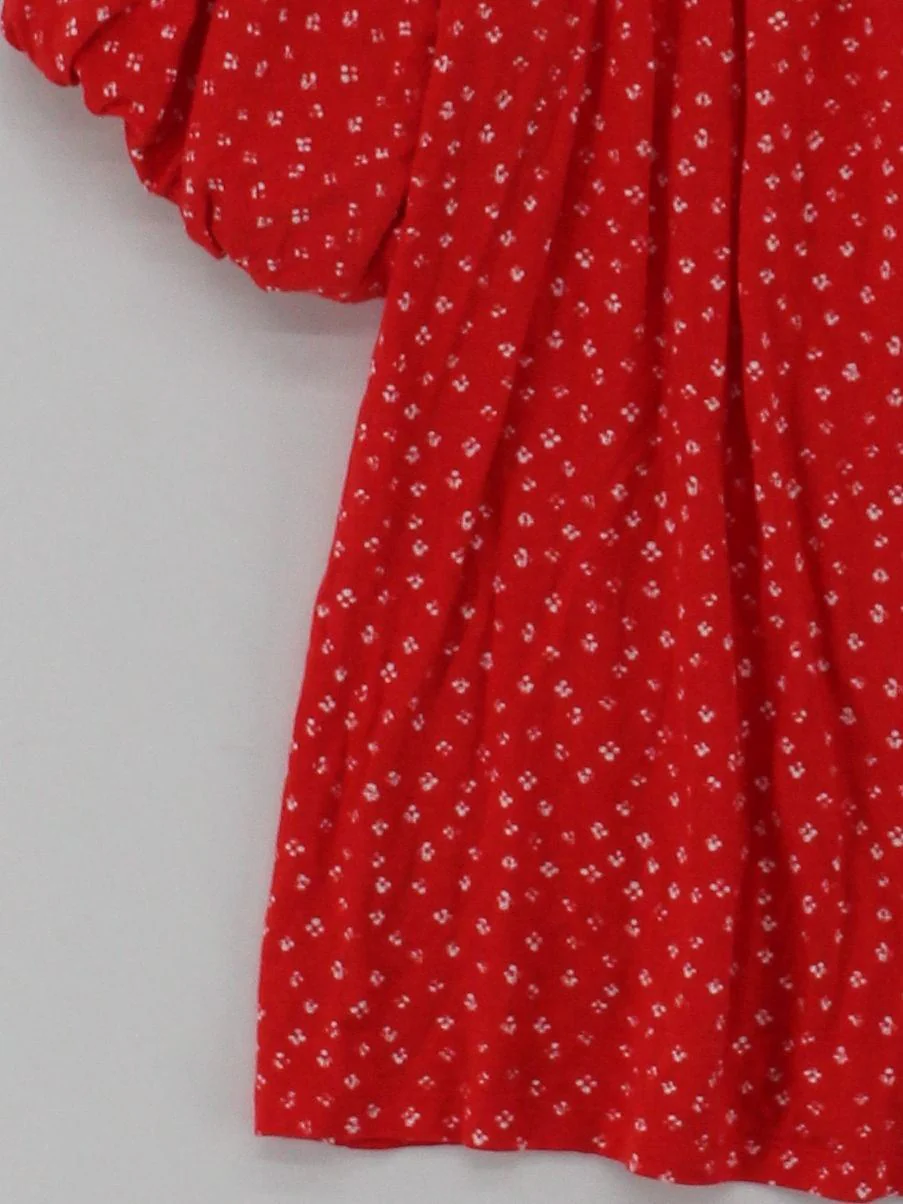 Phase Eight Women's Top UK 12 Red Viscose with Elastane, Polyester Basic - Image 4
