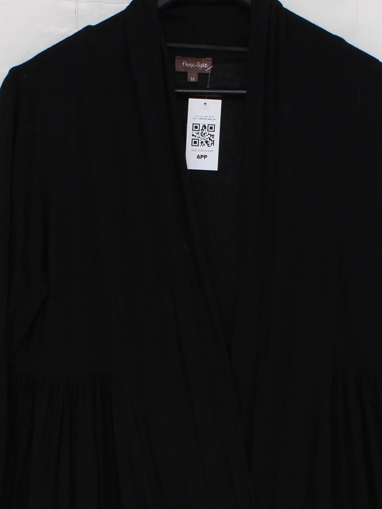 Phase Eight Women's Top UK 14 Black Viscose with Elastane Jersey - Image 3