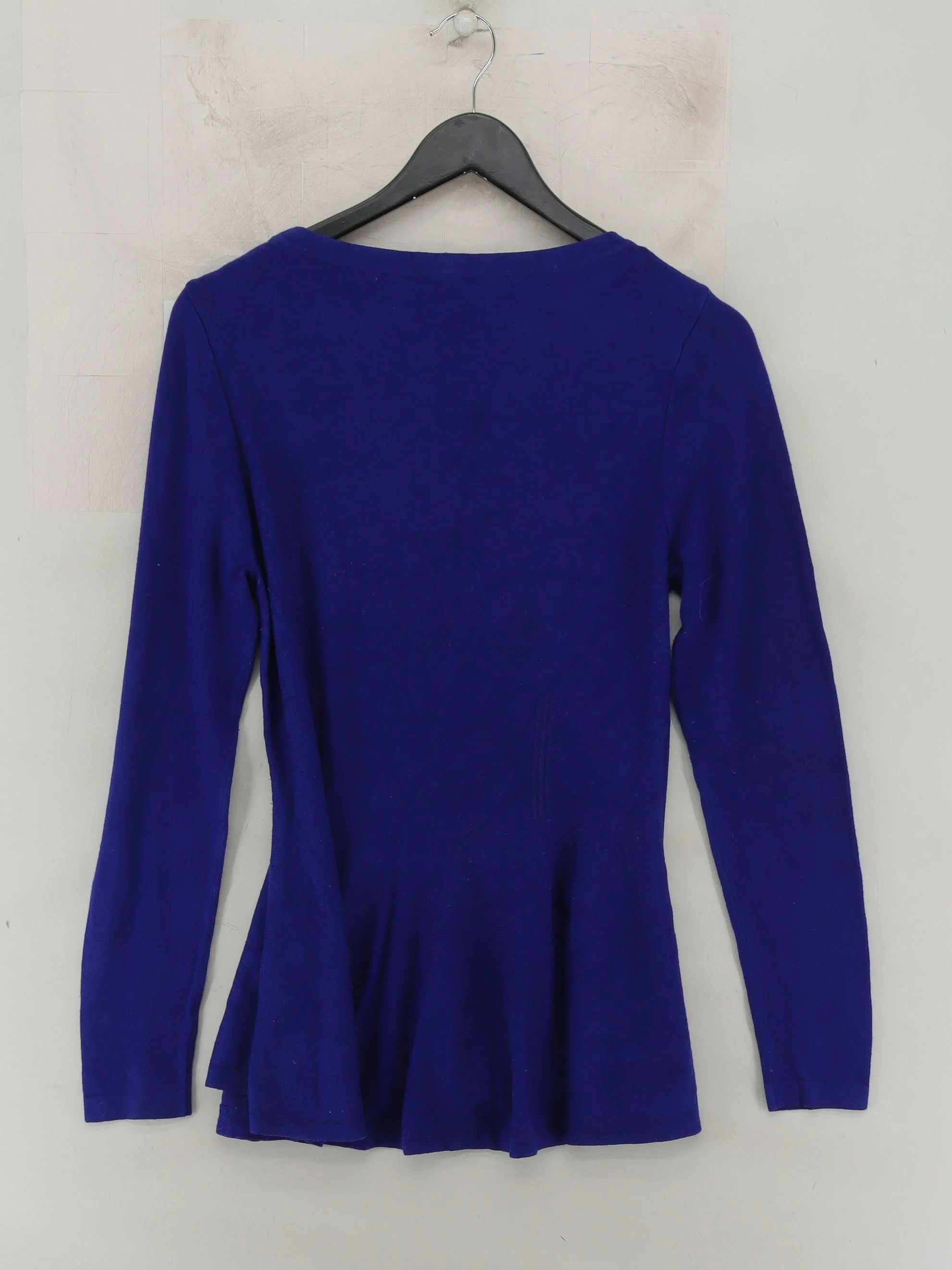 Phase Eight Women's Top UK 14 Blue Viscose with Nylon Basic - Image 2