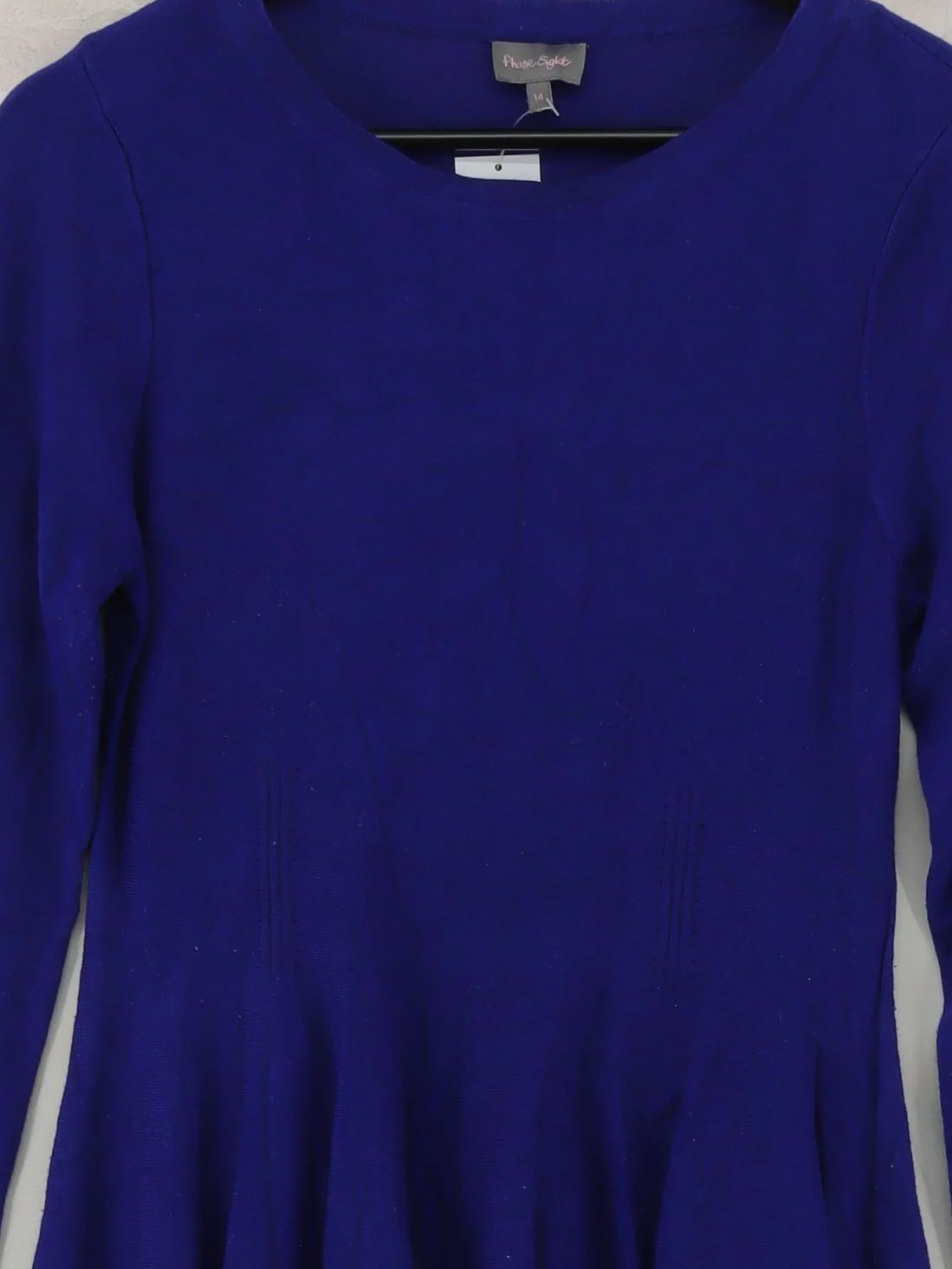 Phase Eight Women's Top UK 14 Blue Viscose with Nylon Basic - Image 3