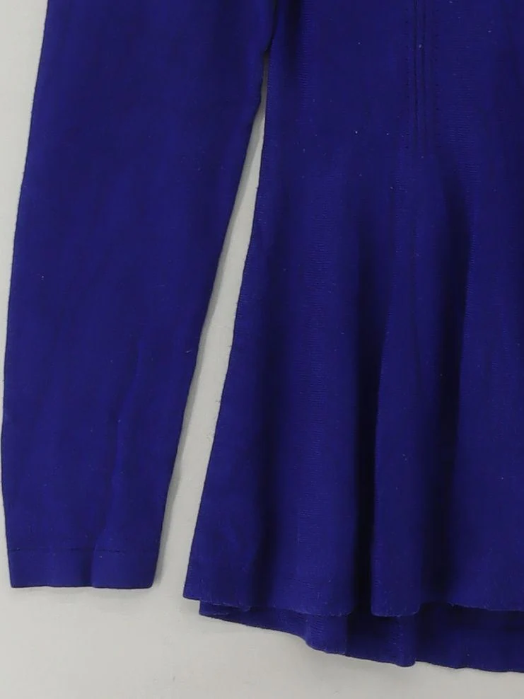 Phase Eight Women's Top UK 14 Blue Viscose with Nylon Basic - Image 4
