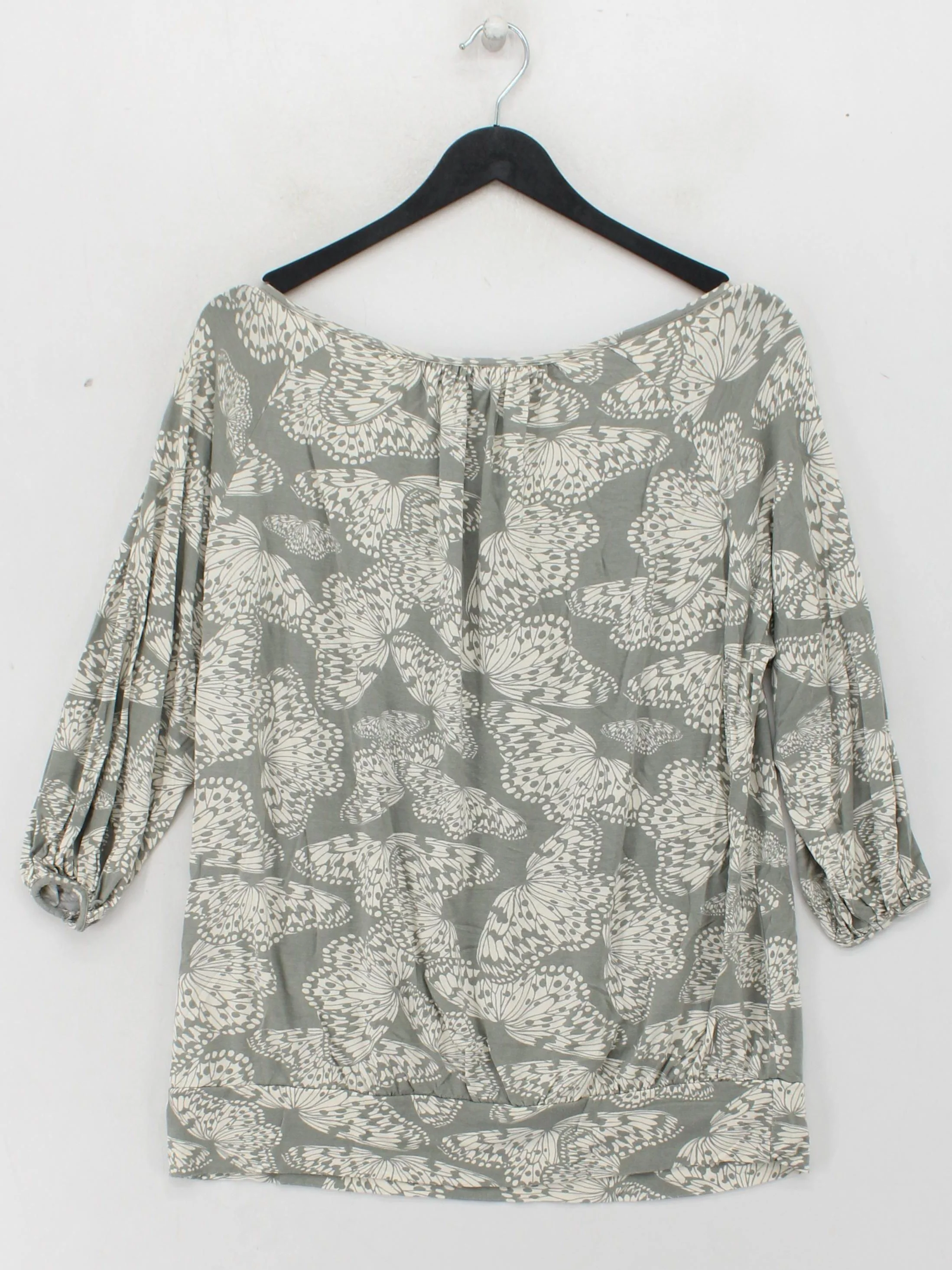 Phase Eight Women's Top UK 16 Grey Viscose with Elastane Basic - Image 2