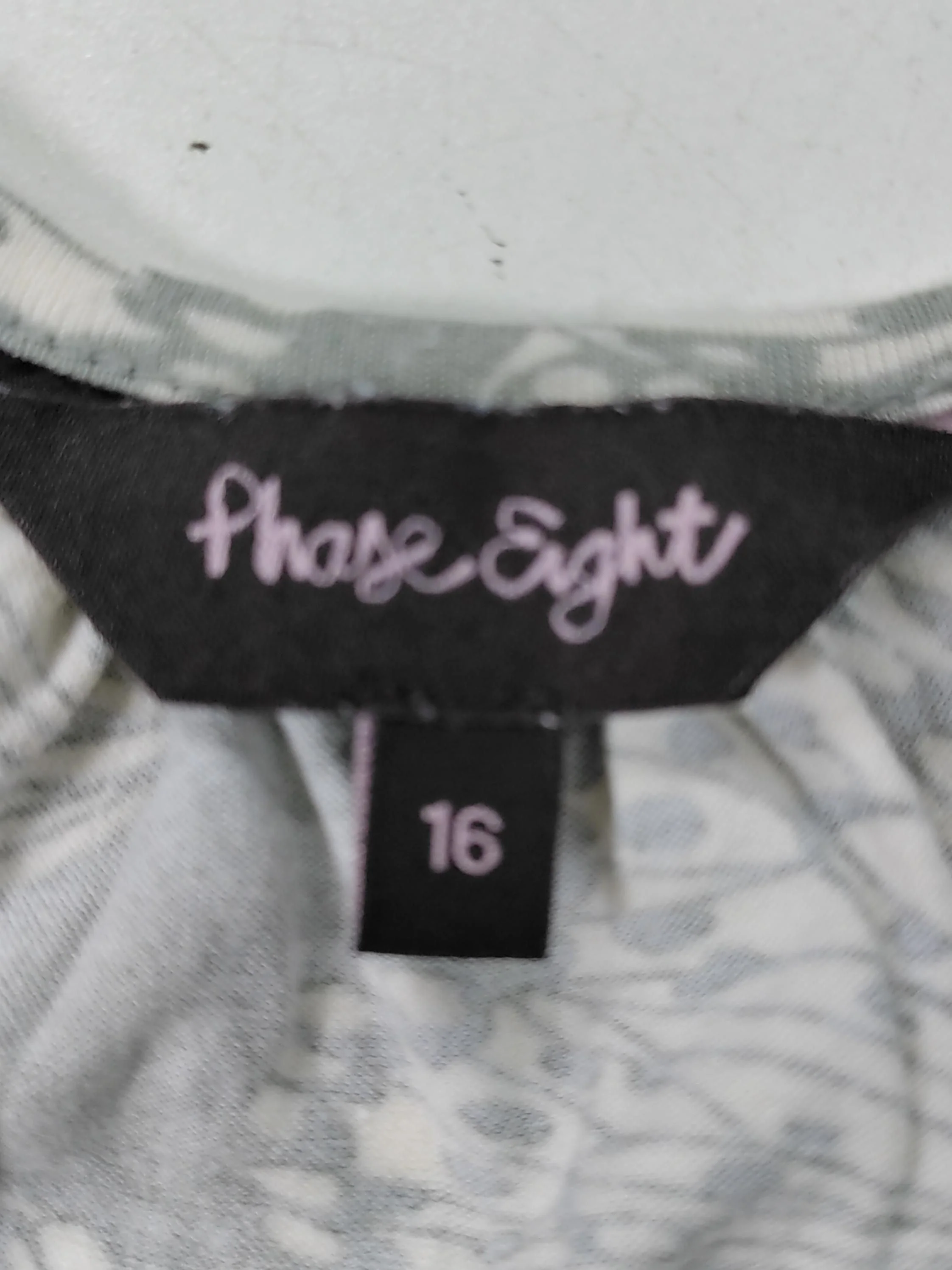 Phase Eight Women's Top UK 16 Grey Viscose with Elastane Basic - Image 5