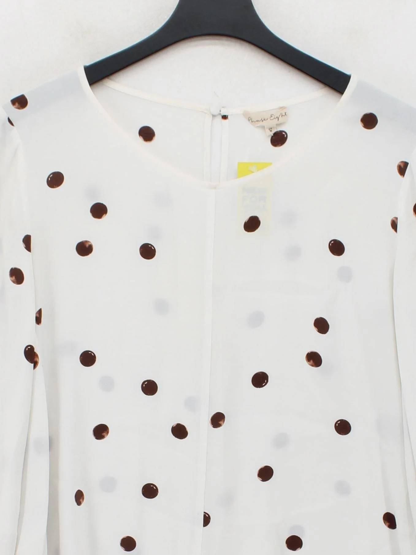 Phase Eight Women's Top UK 16 White 100% Viscose Basic - Image 3